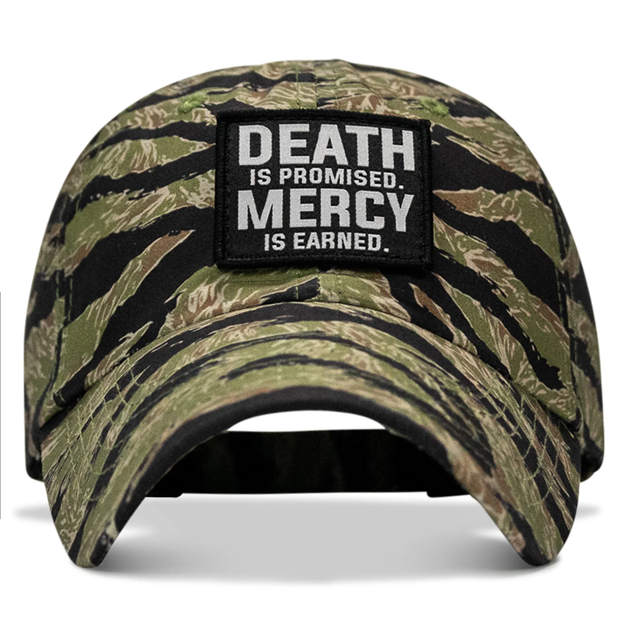 Death Is Promised. Mercy Is Earned Patch Ripstop Tactical Hat