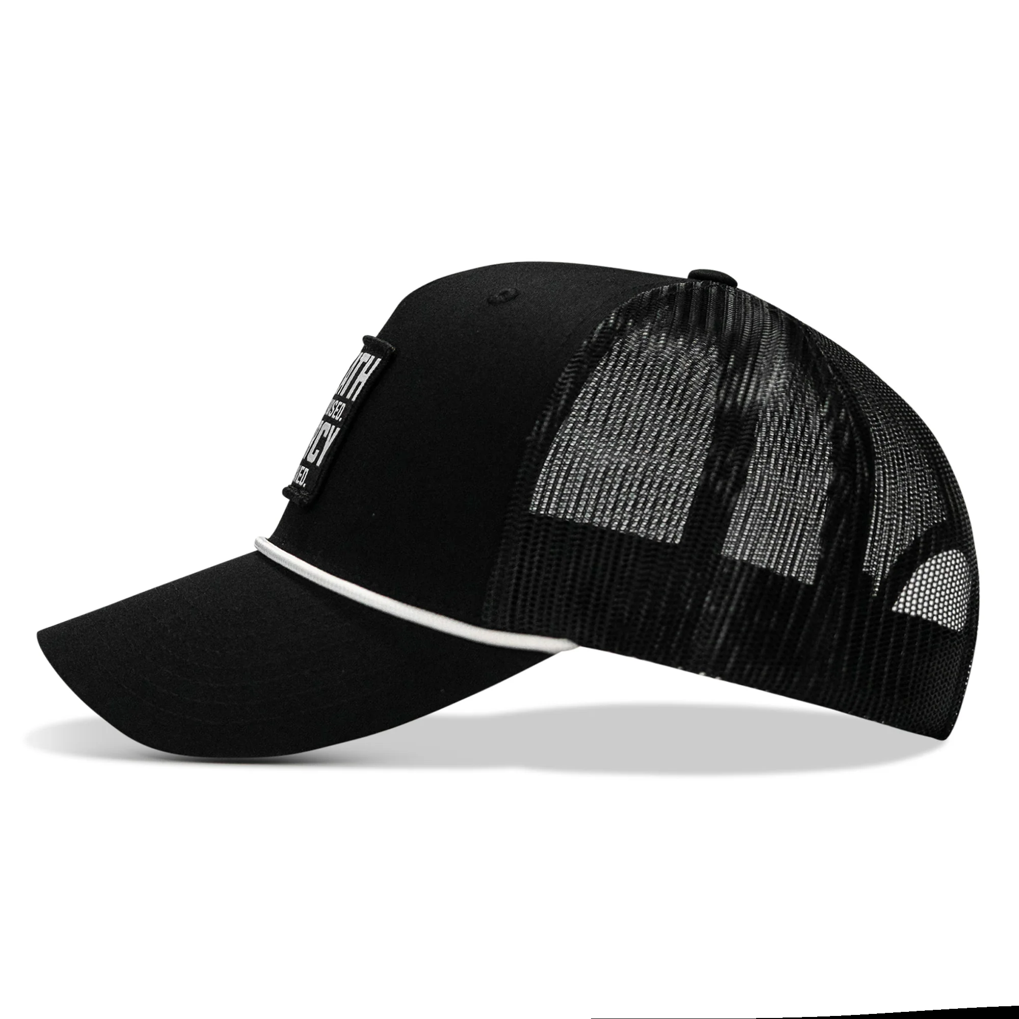Death Is Promised. Mercy Is Earned Patch Rope Snapback - Image 4