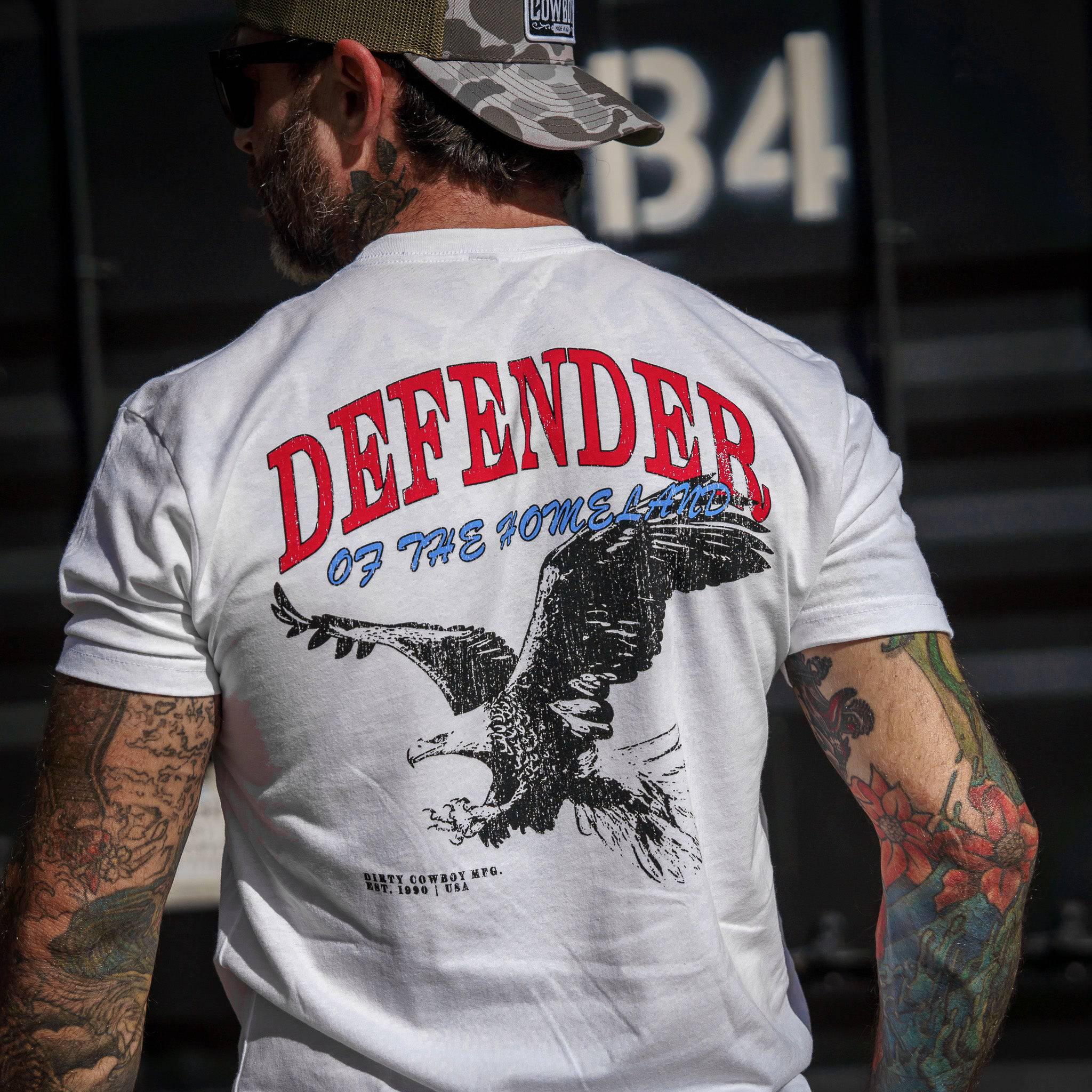 Defender Of the Homeland Eagle Men's T-Shirt - Image 3