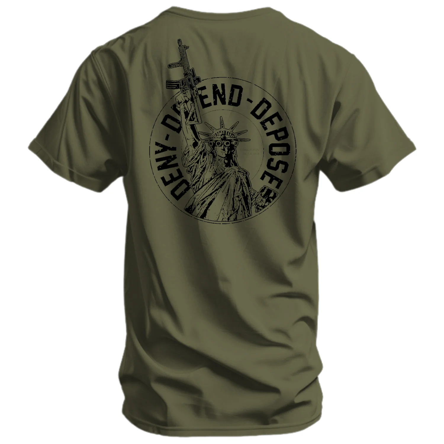 Deny. Defend. Depose Men's T-Shirt - Image 3