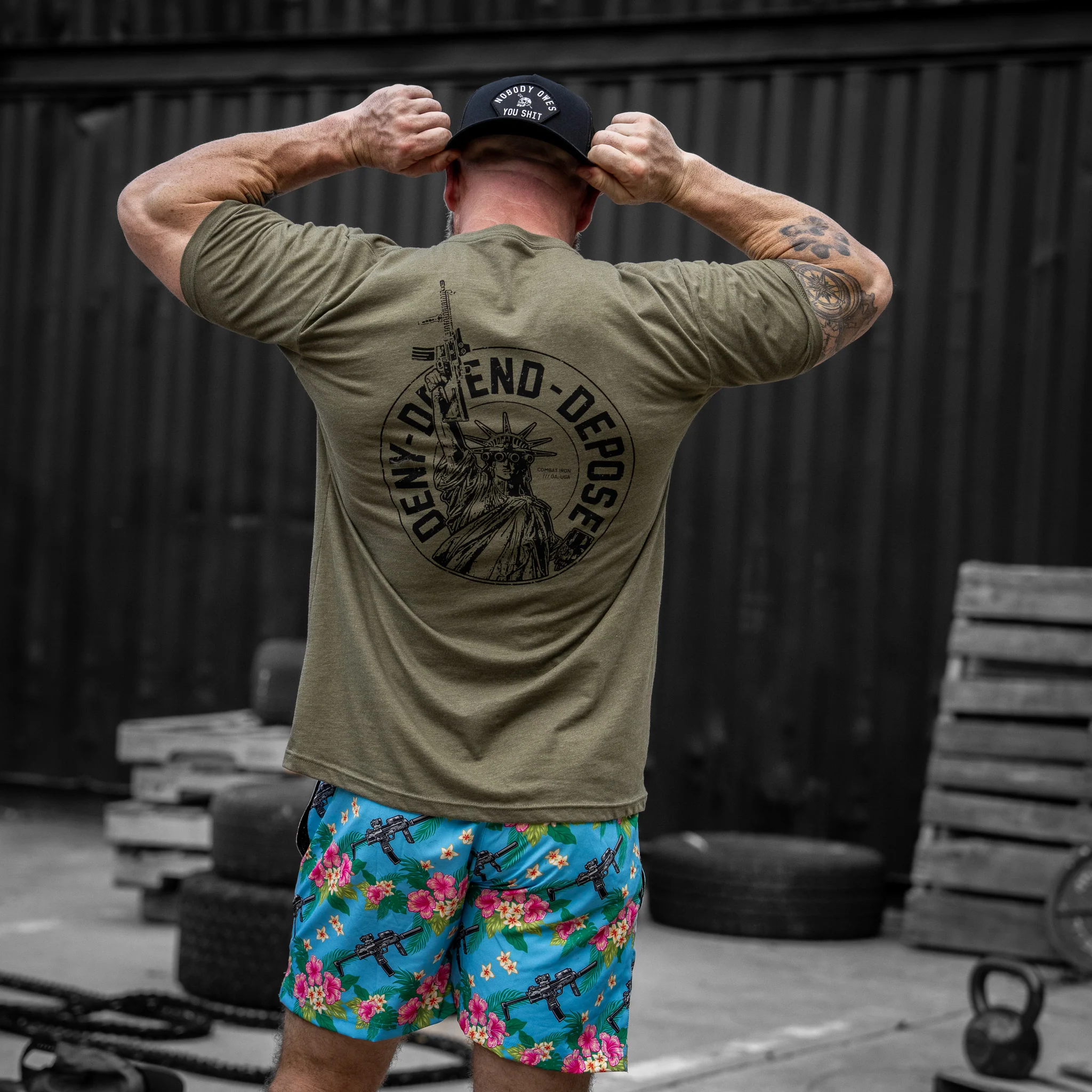 Deny. Defend. Depose Men's T-Shirt - Image 4