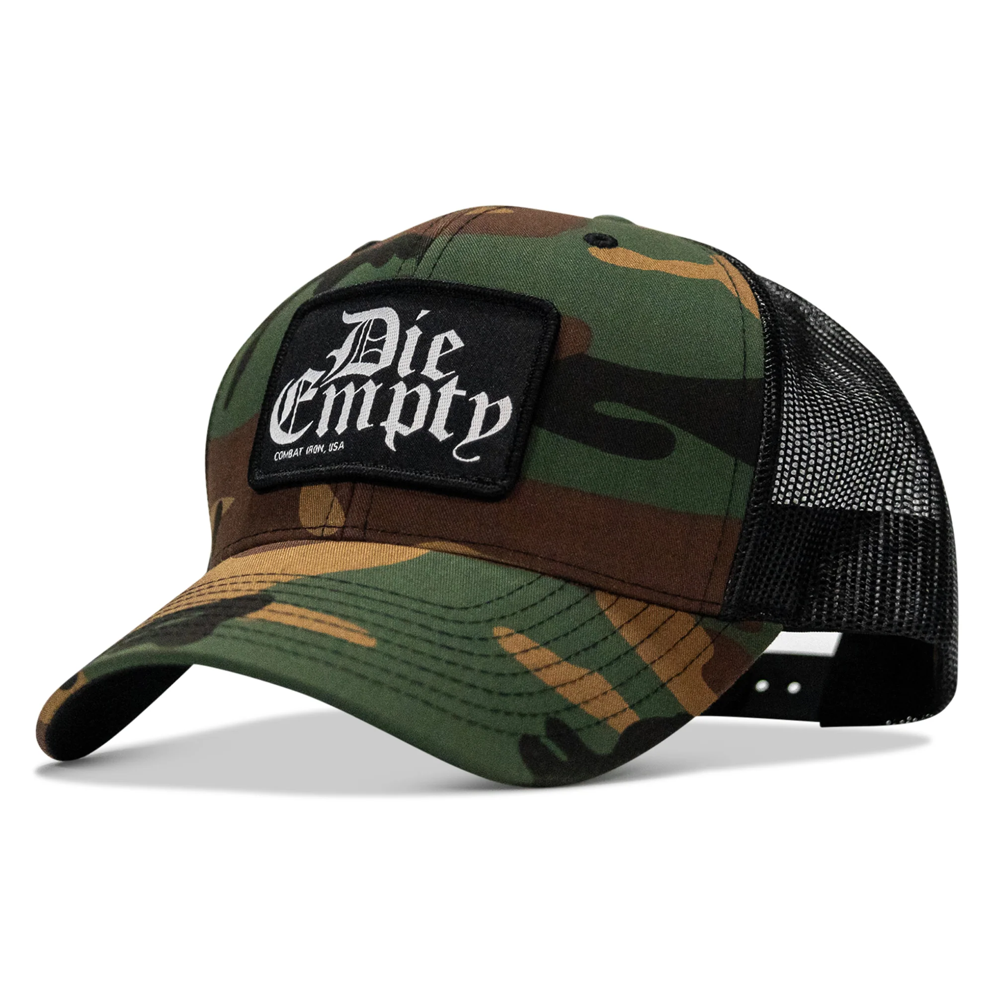 Die Empty Black Patch Snapback Hat - Image 36