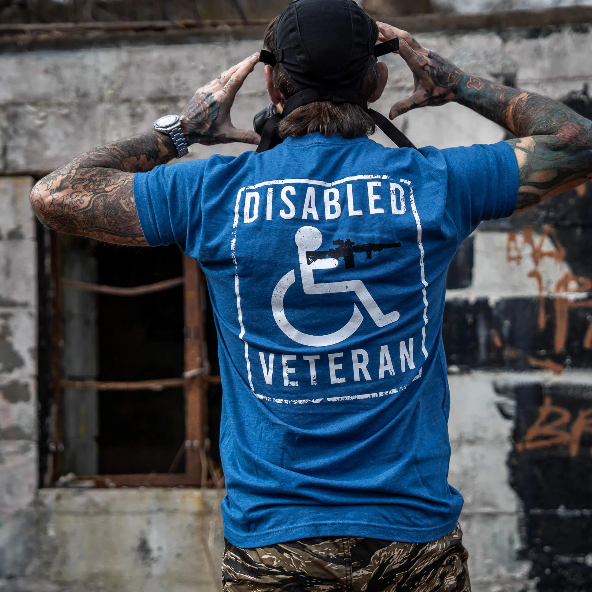 Disabled Veteran Handicap Men's T-Shirt - Image 6