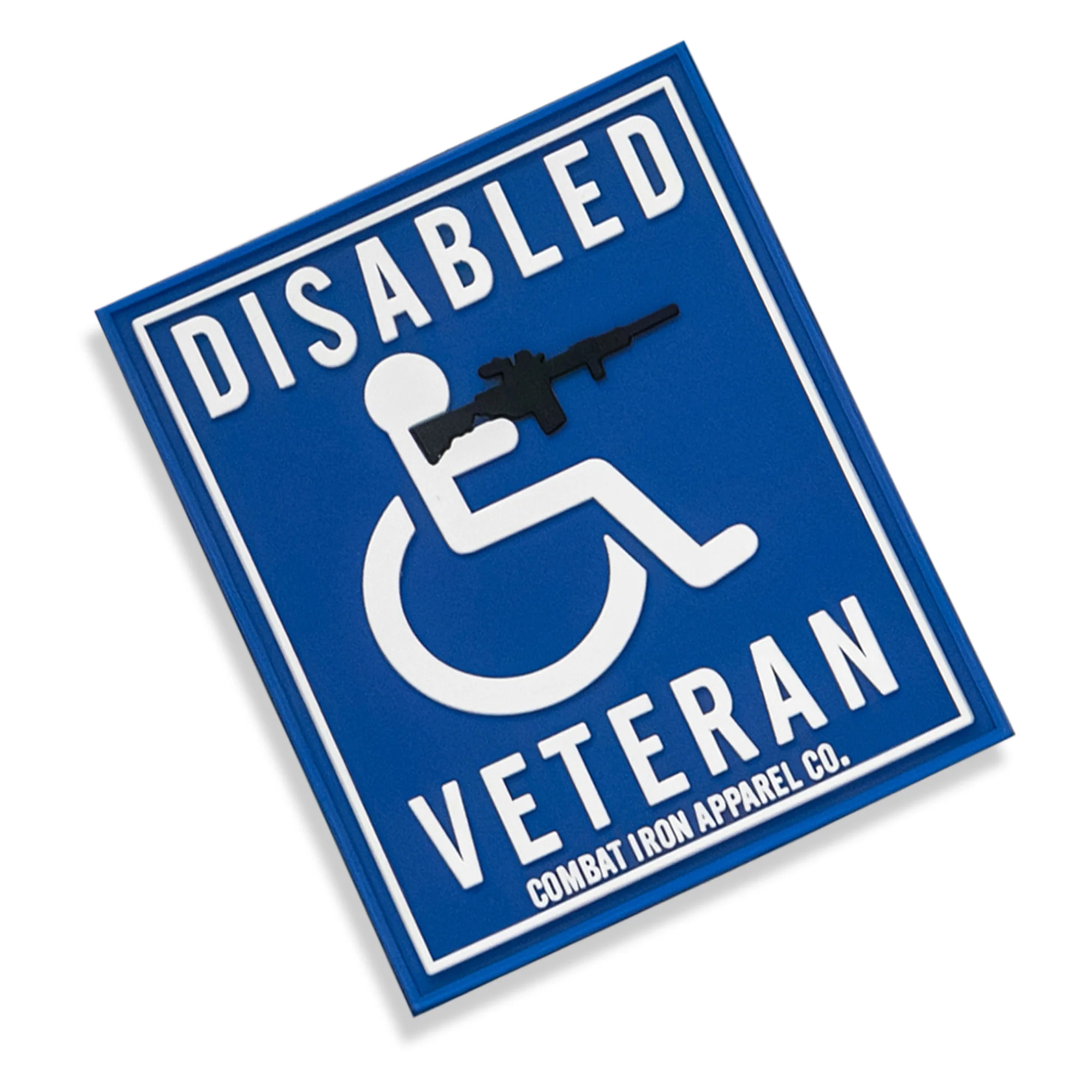 Disabled Veteran Handicap Sign PVC Patch - Image 4