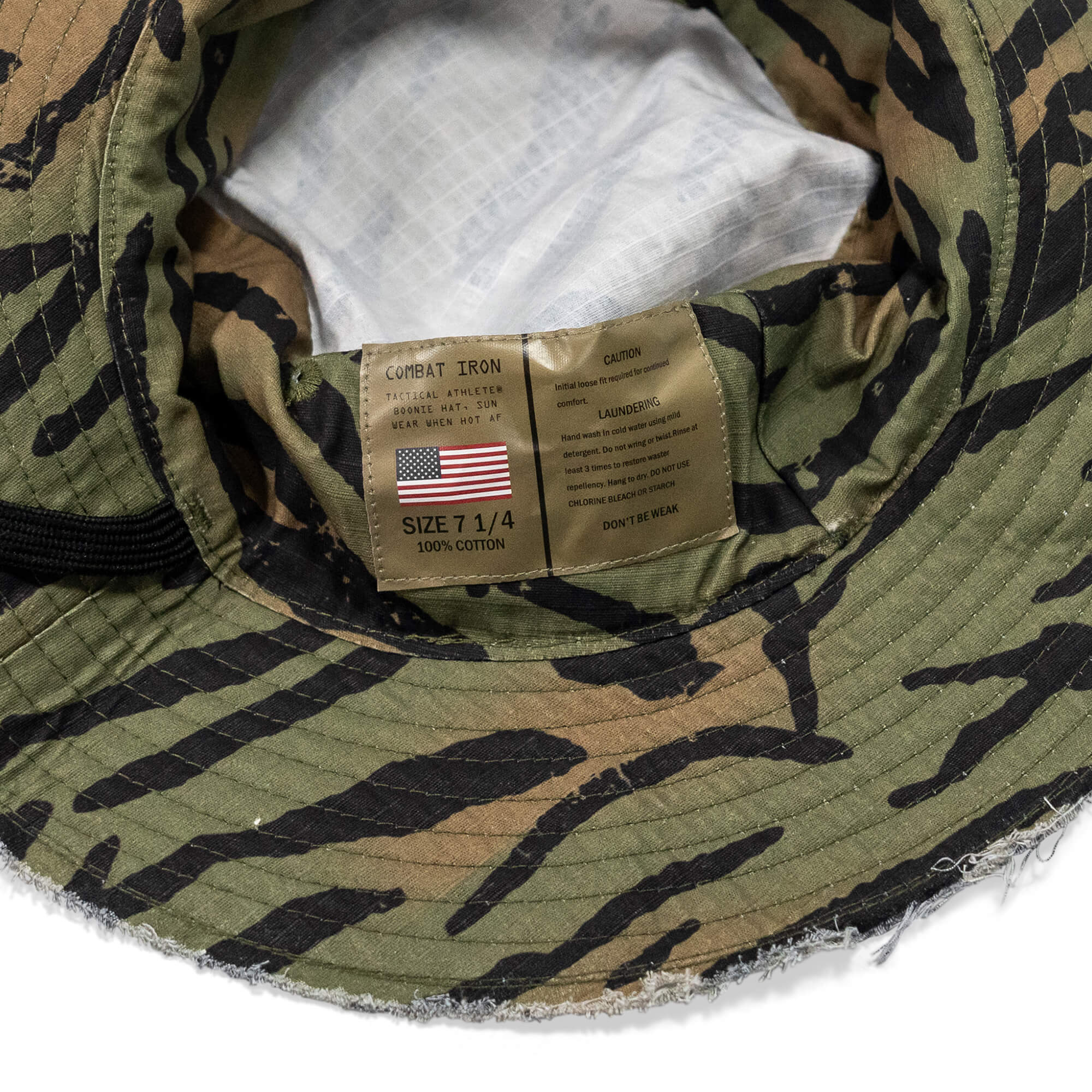 Distressed Ripstop Mid-Profile Tactical Boonie Hat - Image 7
