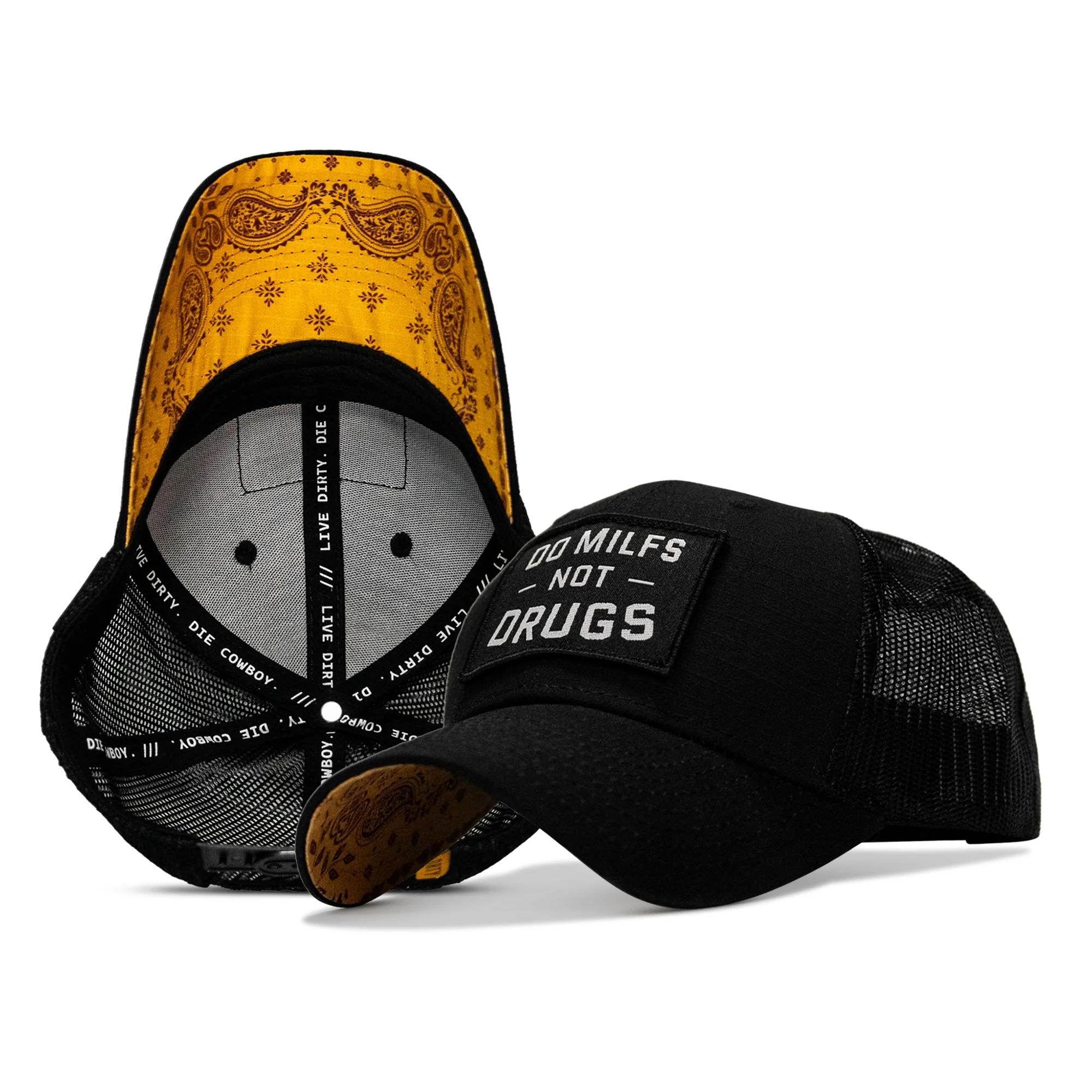 Do MILFS. Not Drugs Patch Original Ripstop Snapback Hat - Image 15