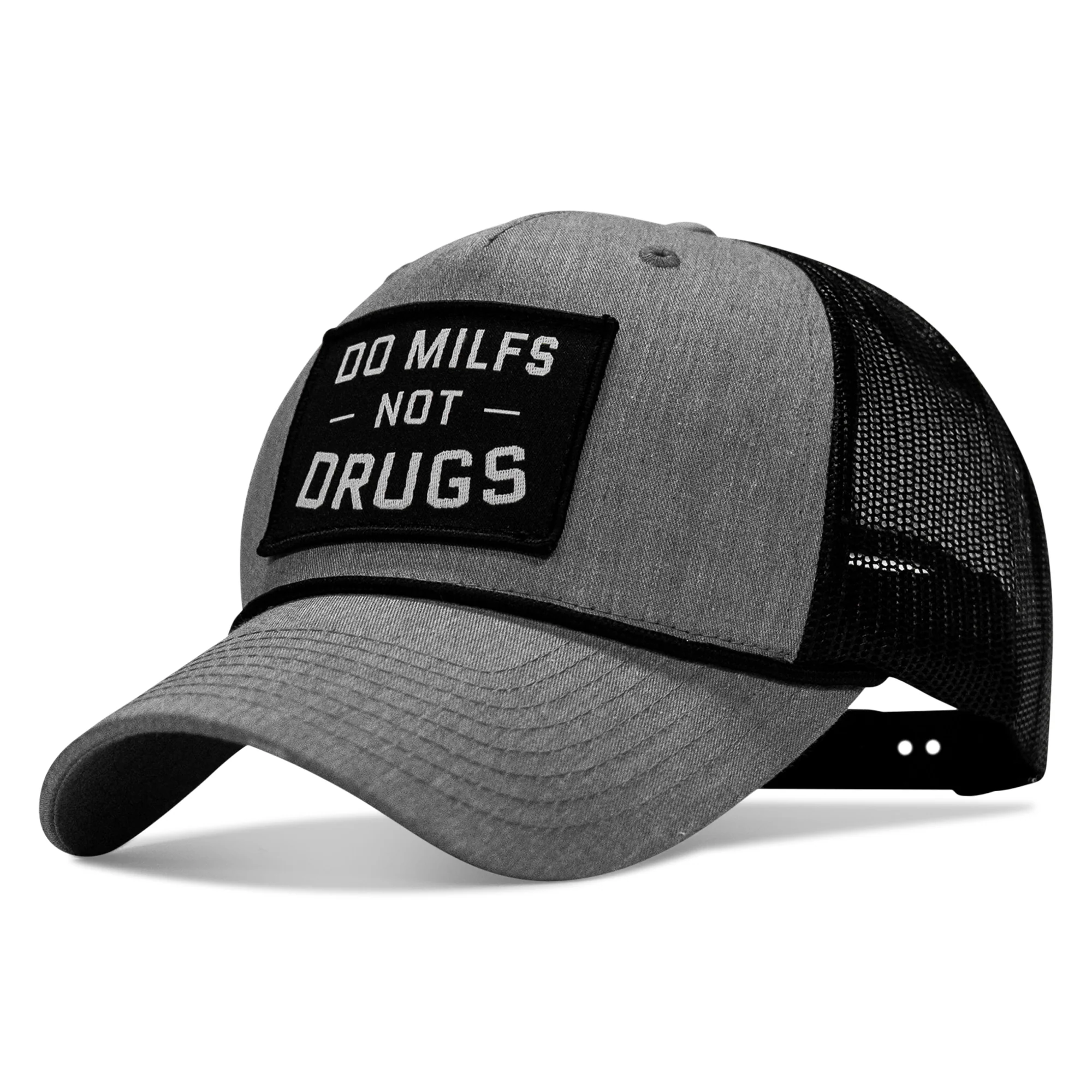 Do MILFS. Not Drugs Patch Rope Snapback - Image 2