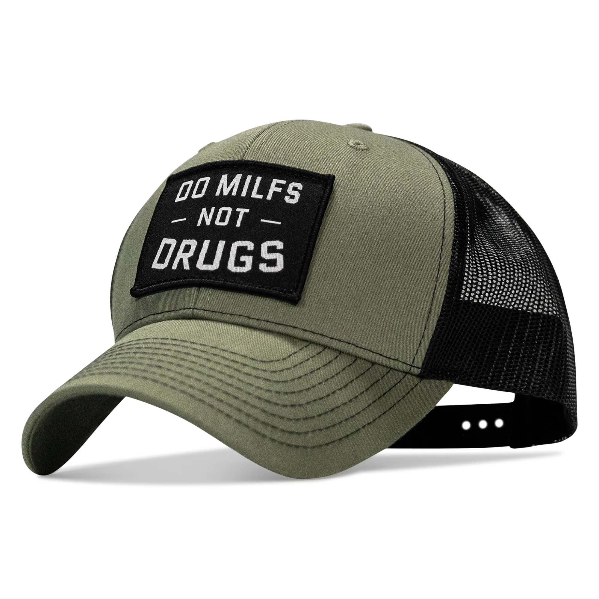 Do Milfs. Not Drugs. Patch Snapback HAT - Image 31