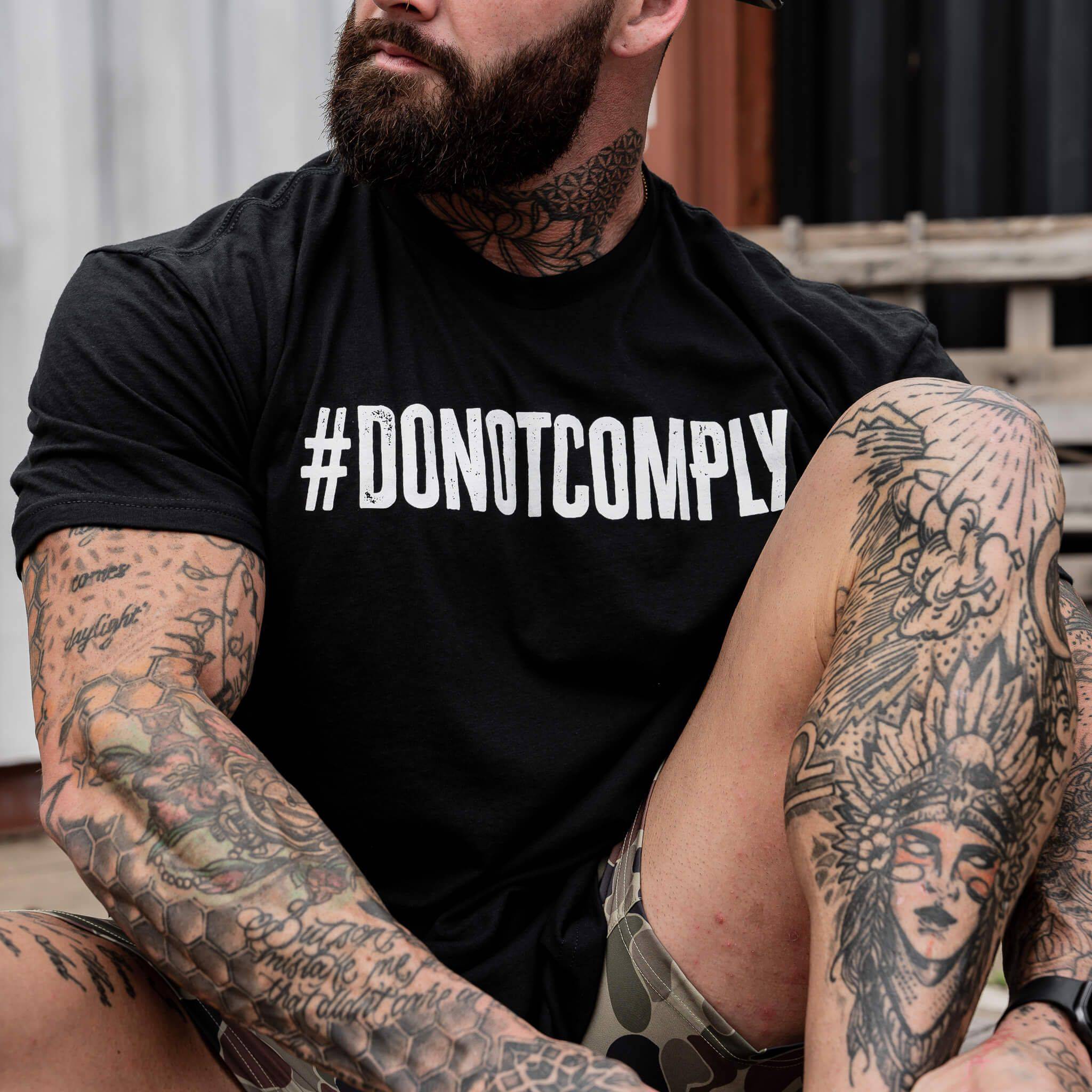 Do Not Comply Men's T-Shirt - Image 4