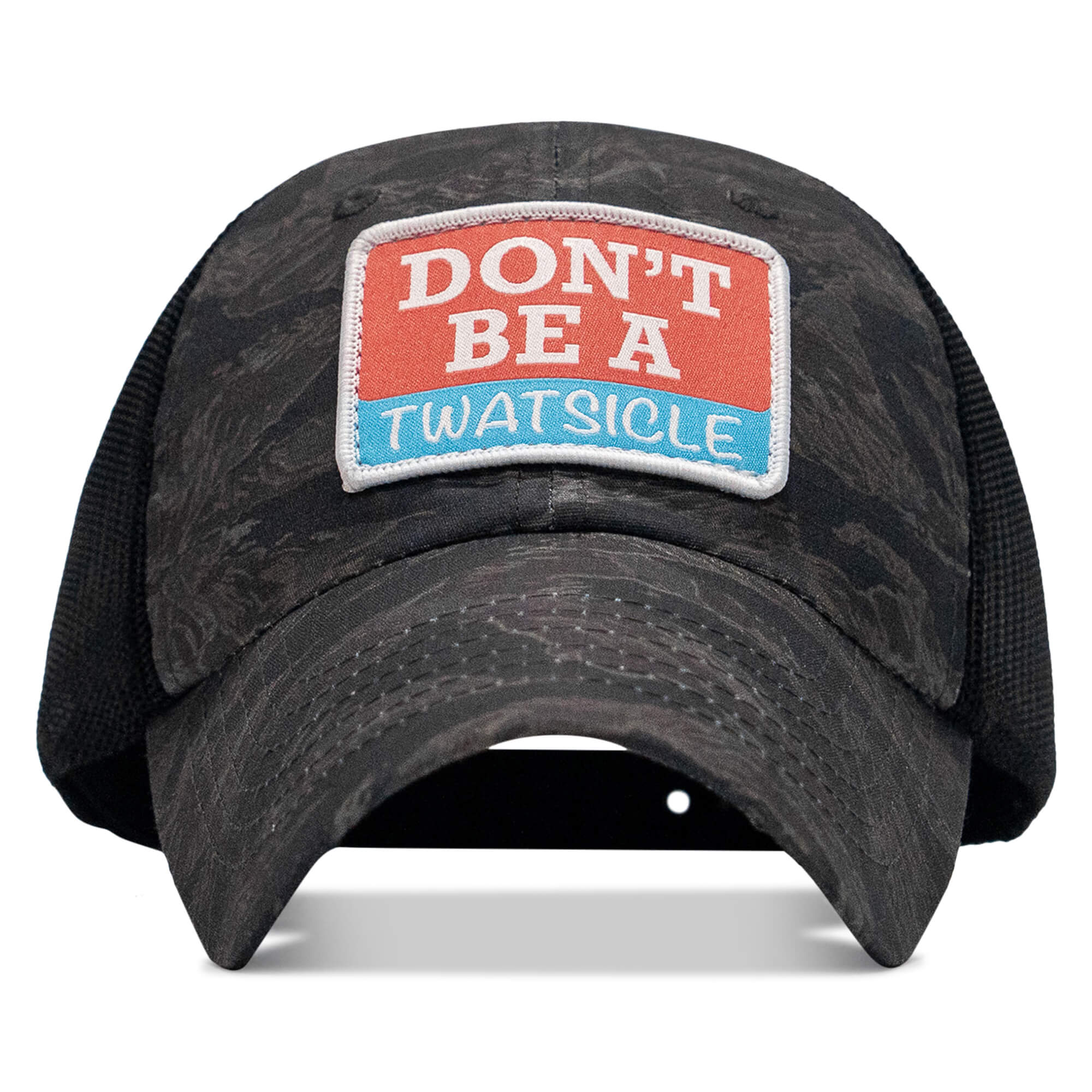 Don't Be A Twatsicle Patch Ripstop Mesh Snapback Hat - Image 13