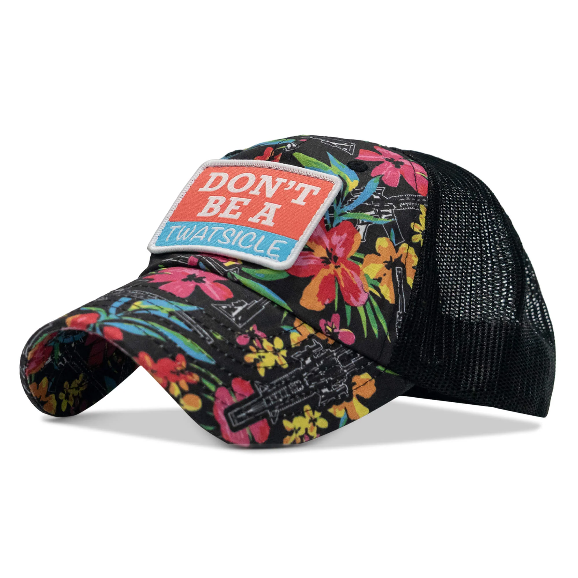 Don't Be A Twatsicle Patch Ripstop Mesh Snapback Hat - Image 22