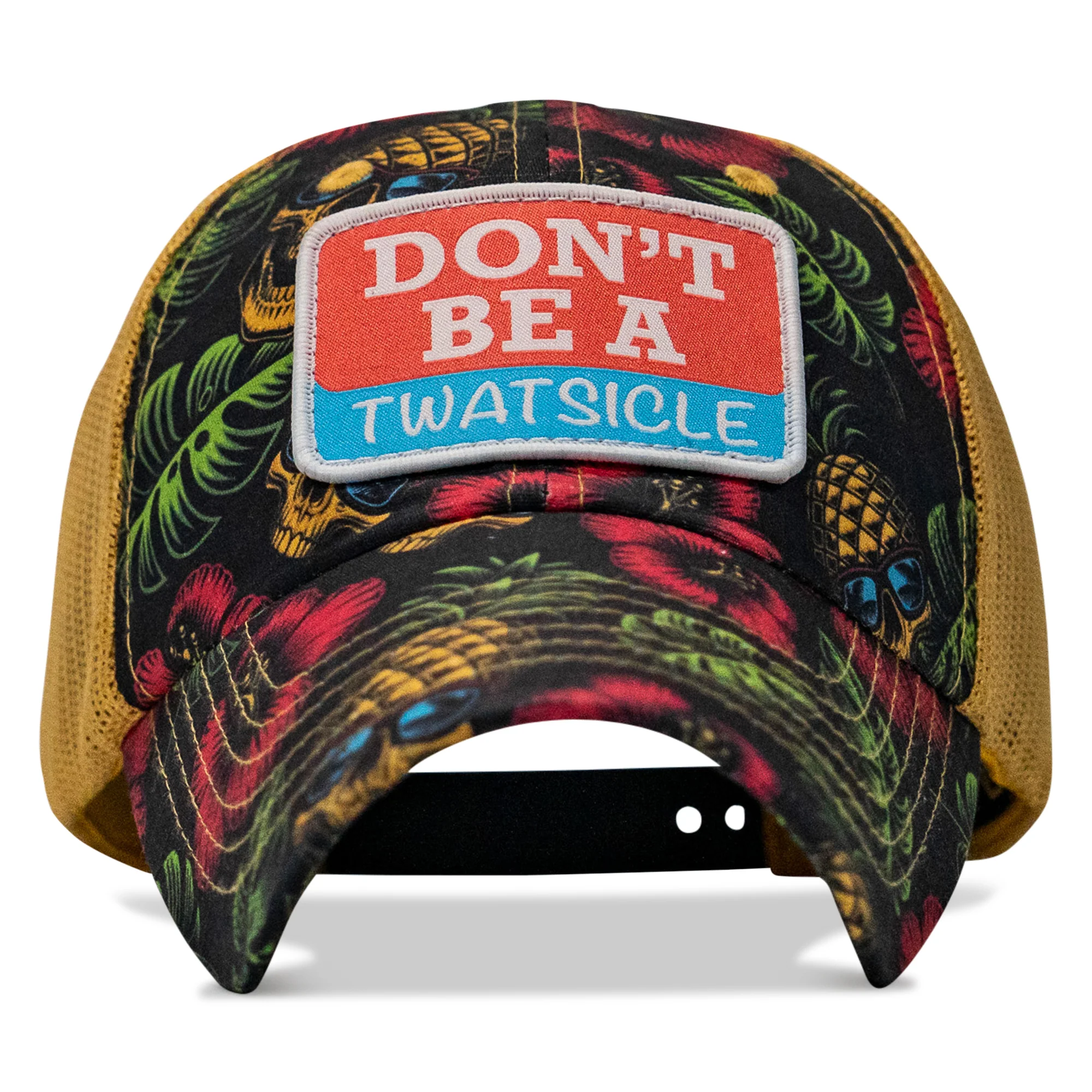 Don't Be A Twatsicle Patch Ripstop Mesh Snapback Hat - Image 27