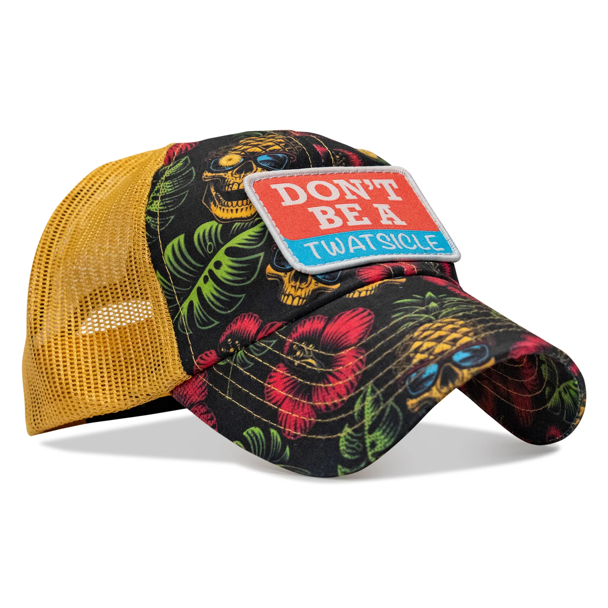 Don't Be A Twatsicle Patch Ripstop Mesh Snapback Hat - Image 28