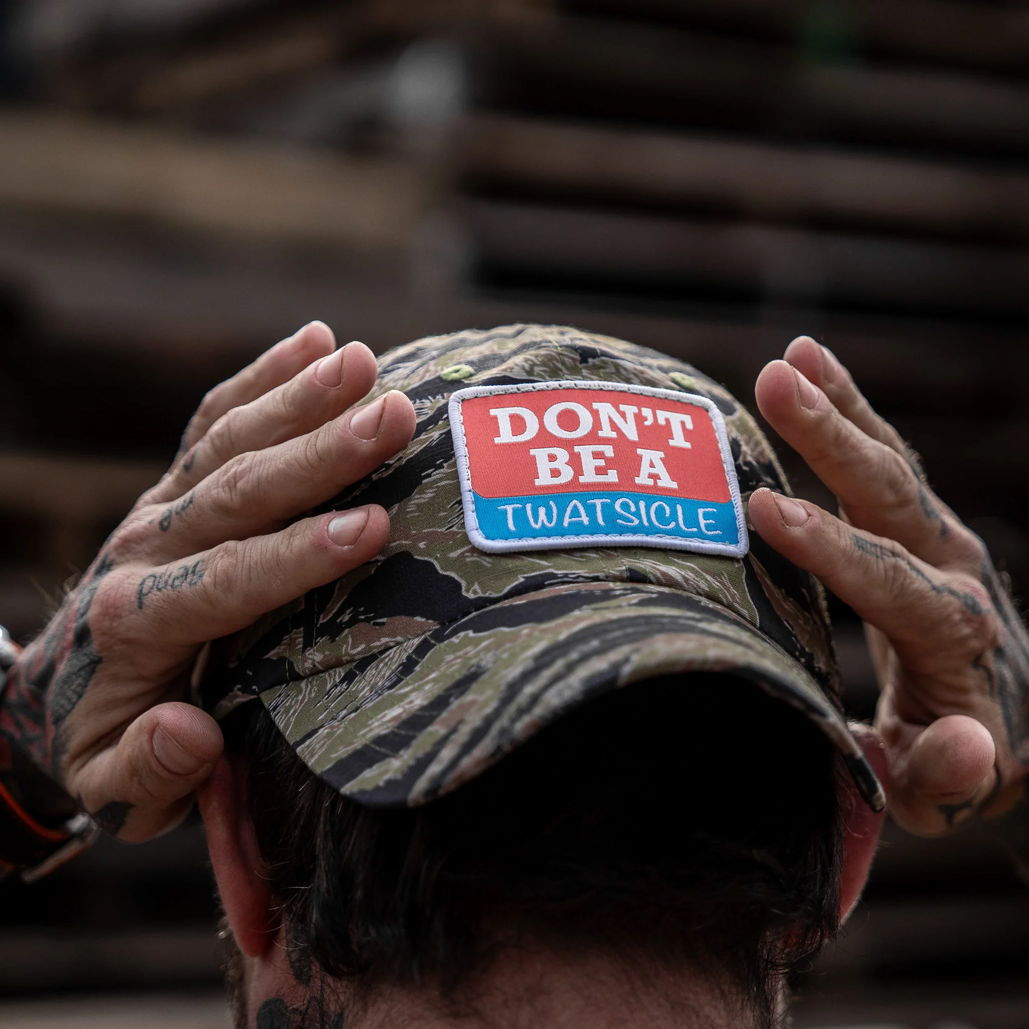 Don't Be A Twatsicle Patch Ripstop Mesh Snapback Hat - Image 44