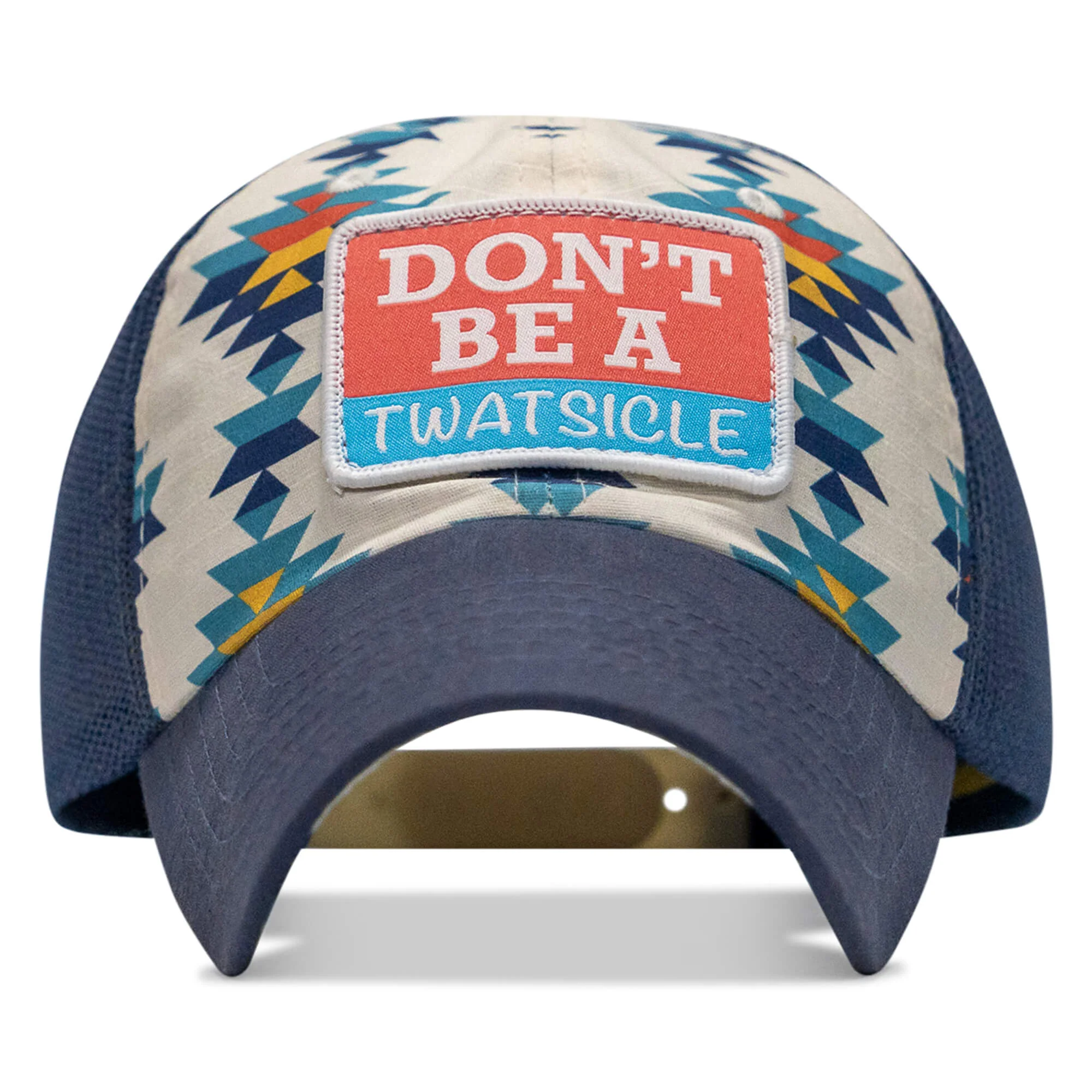 Don't Be A Twatsicle Patch Ripstop Mesh Snapback Hat - Image 6