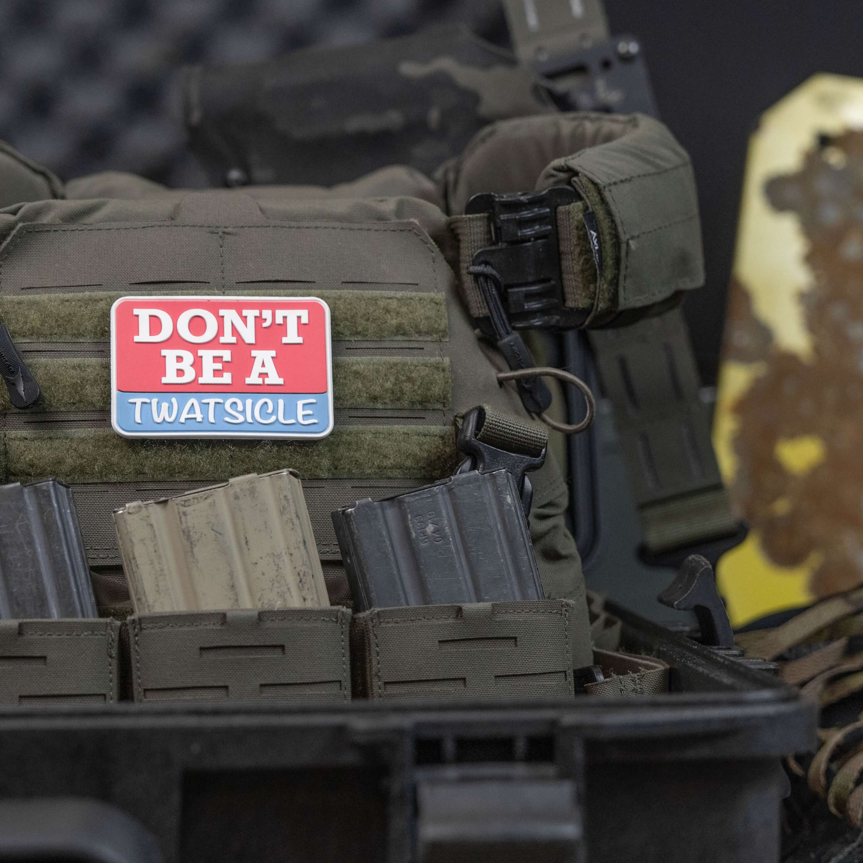 Don't Be A Twatsicle PVC Patch - Image 2