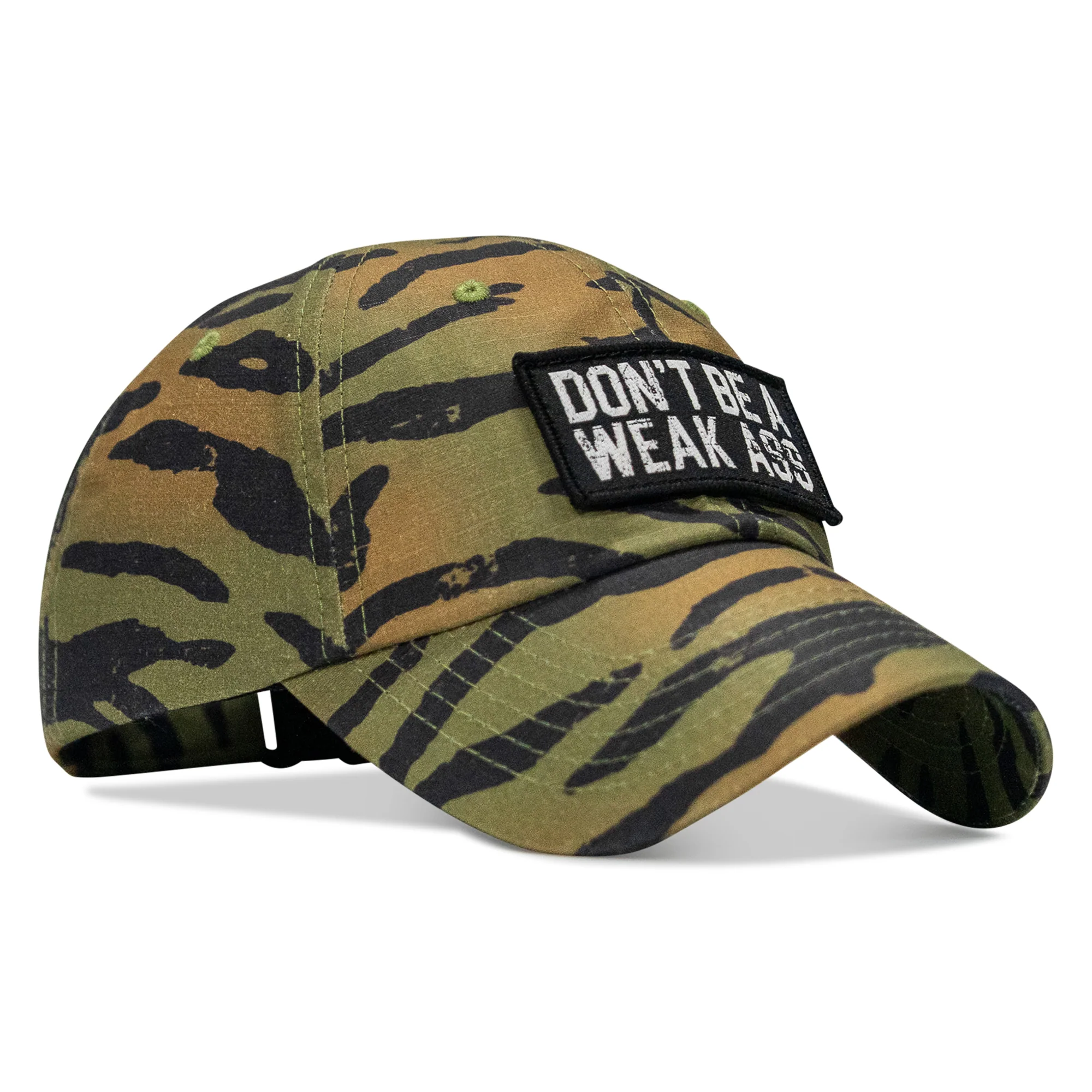 Don't Be A Weak Ass Patch Tactical Ripstop Mesh Snapback Hat - Image 36