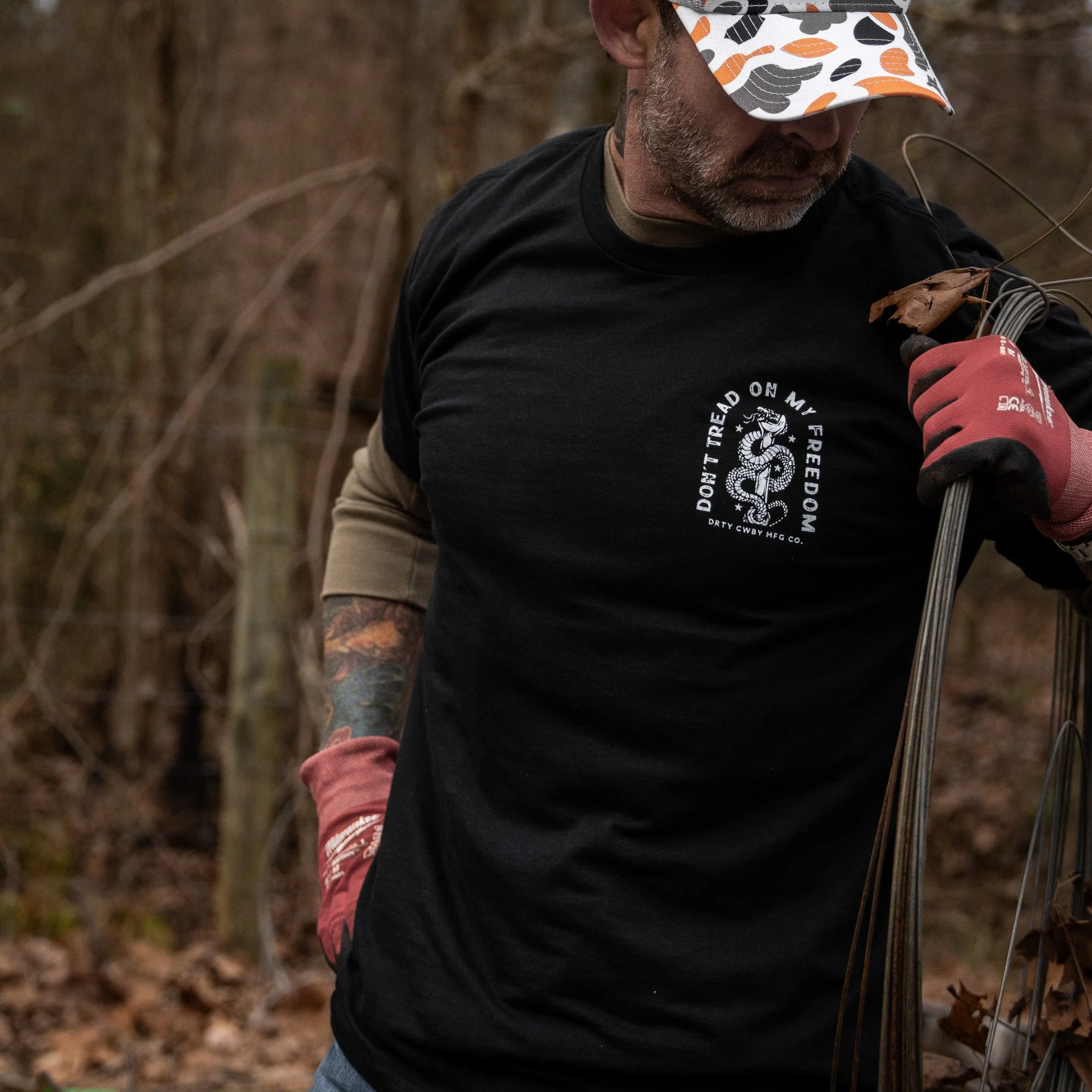 Don't Tread On My Freedom Men's T-Shirt - Image 7