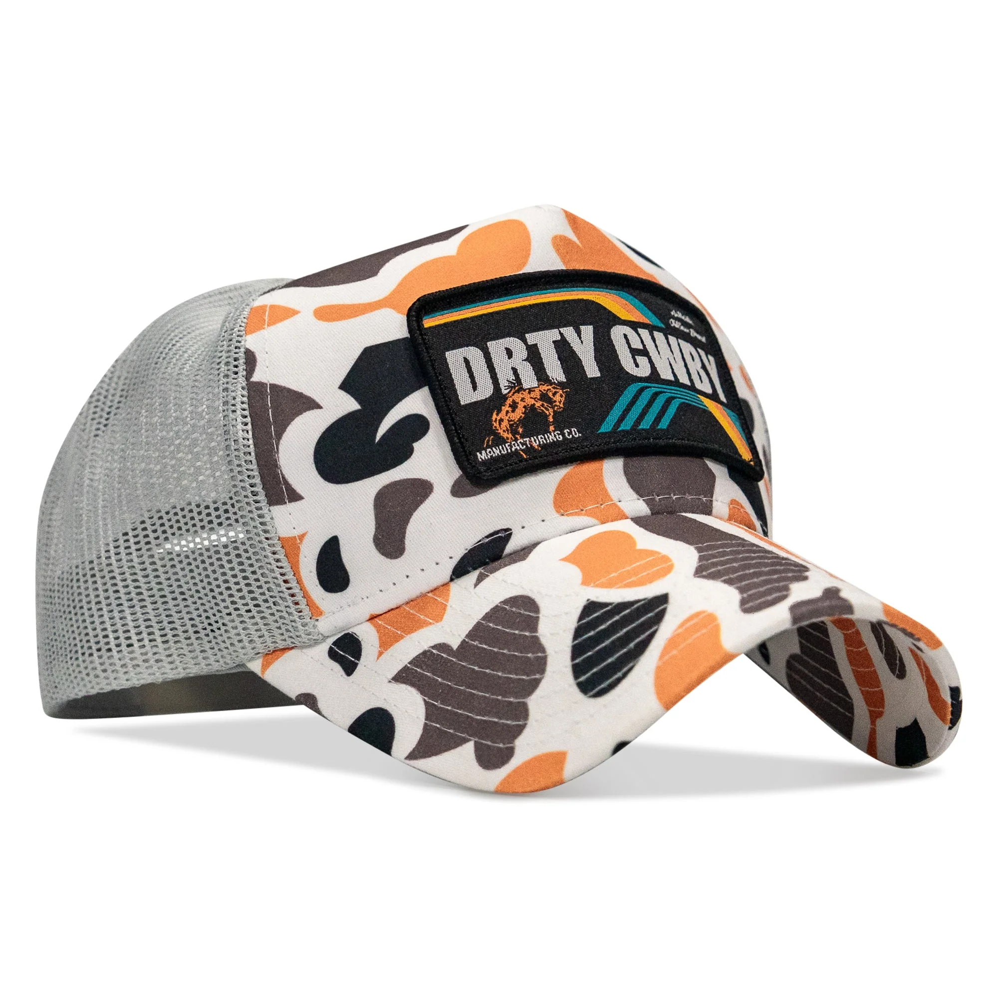 DRTYCWBY Vintage Bronco Five Panel Mesh Snapback Hat - Image 7
