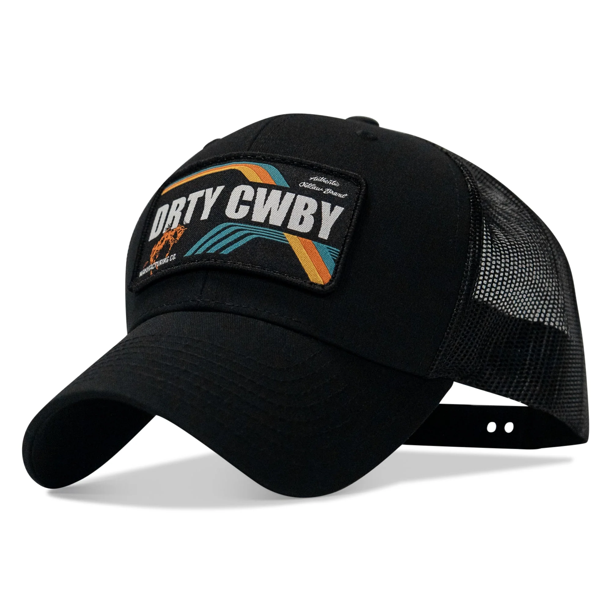 DRTYCWBY Vintage Bronco Patch Snapback Hat - Image 3