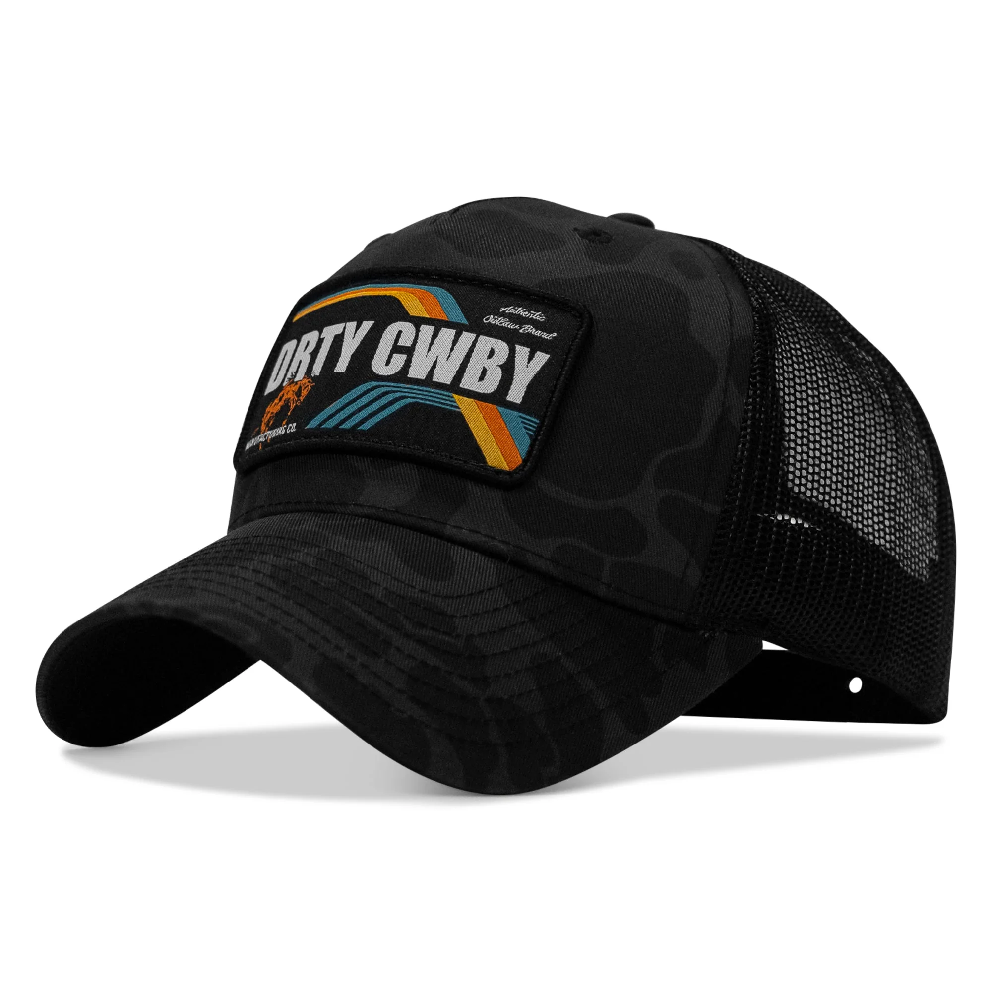 DRTYCWBY Vintage Bronco Patch Snapback Hat - Image 7