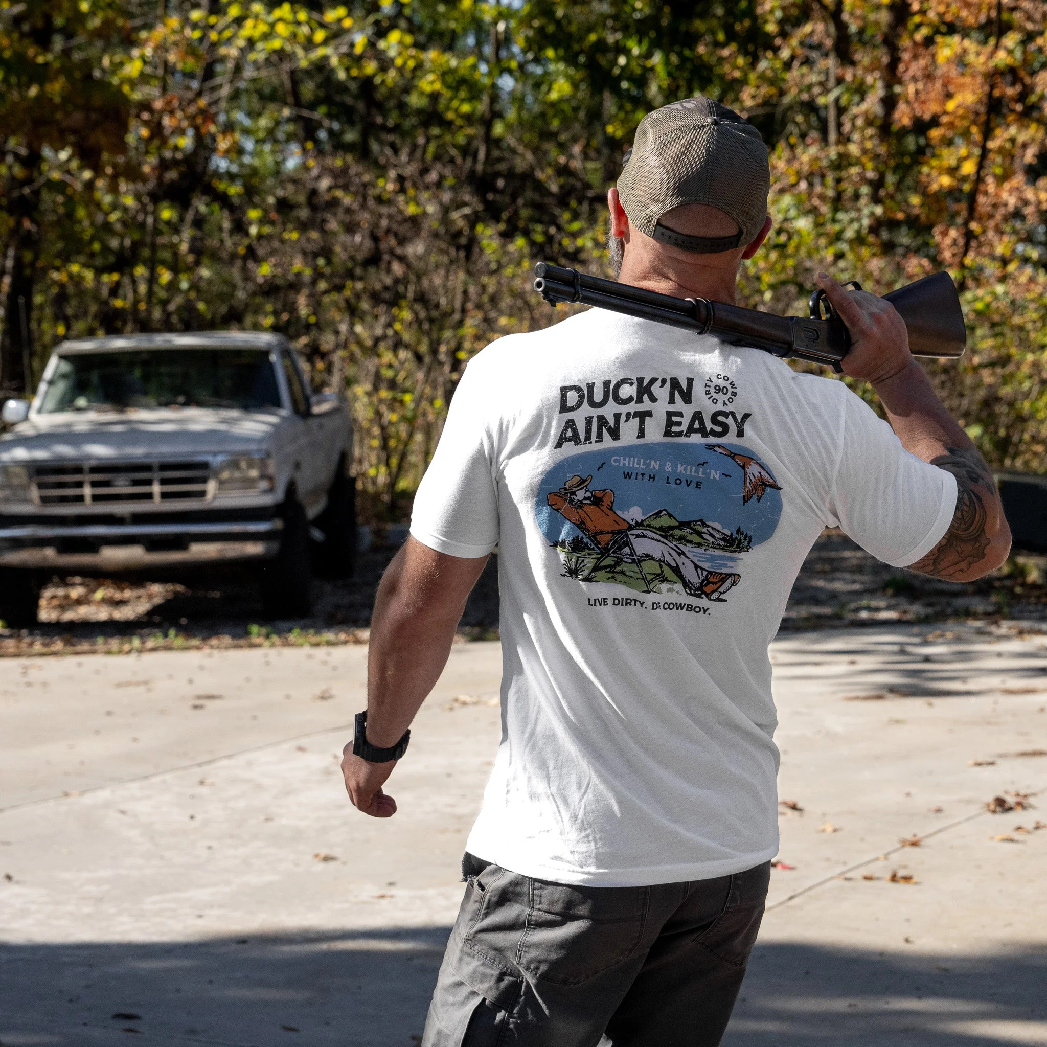 Duckin Aint Easy Men's T-Shirt - Image 10