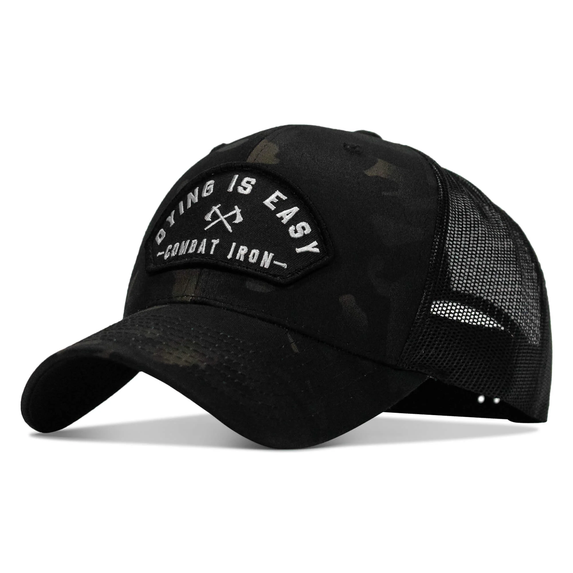 Dying Is Easy Arched Patch Snapback Hat - Image 14