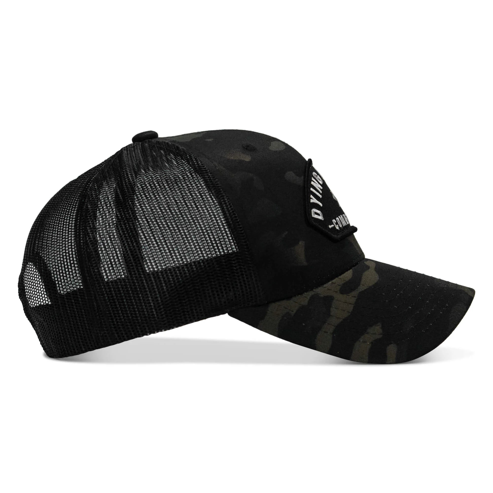 Dying Is Easy Arched Patch Snapback Hat - Image 15