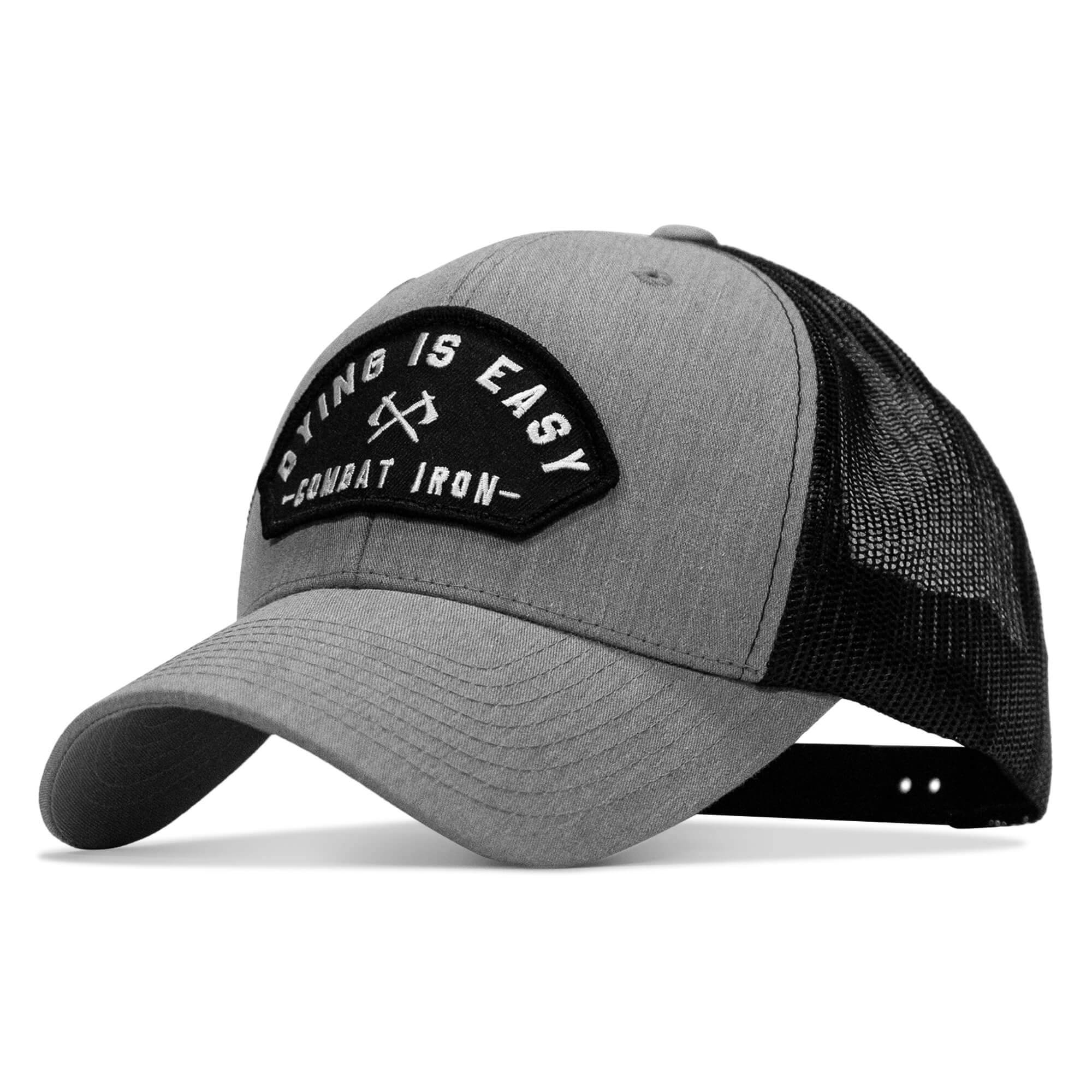 Dying Is Easy Arched Patch Snapback Hat - Image 23