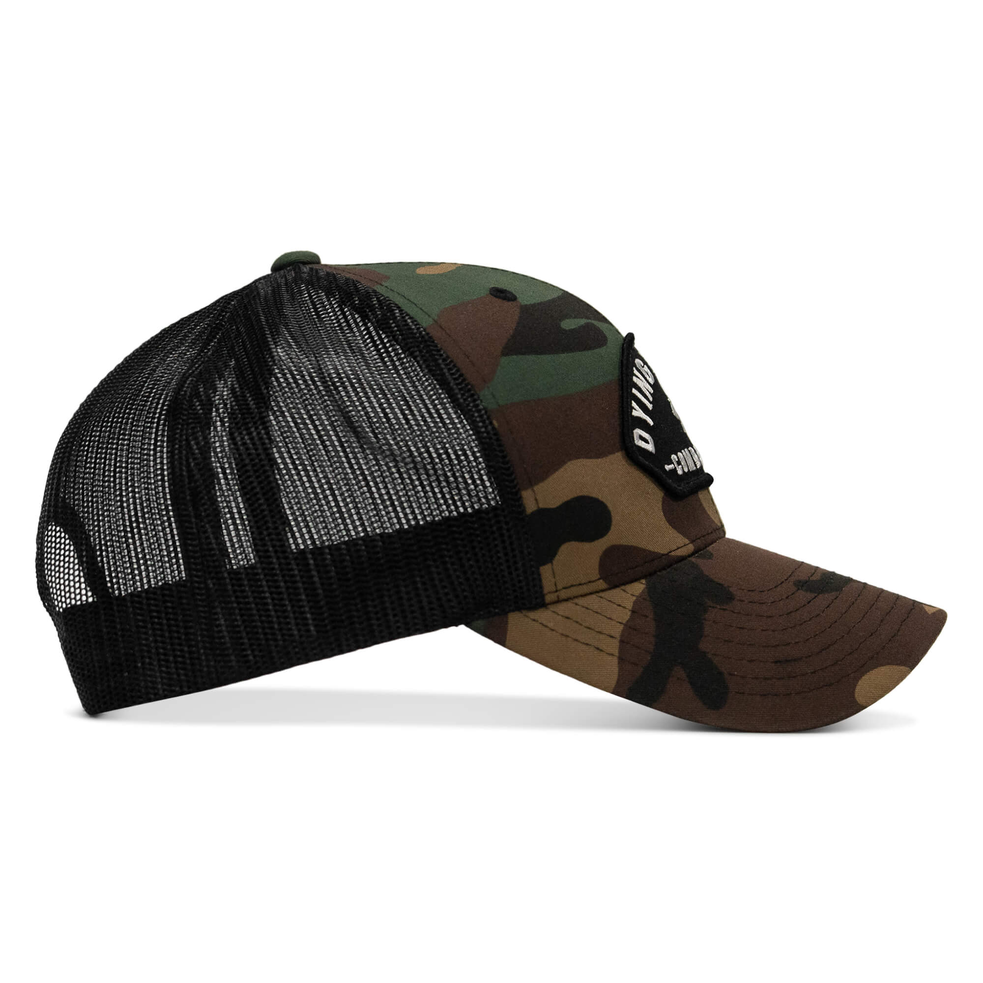 Dying Is Easy Arched Patch Snapback Hat - Image 29