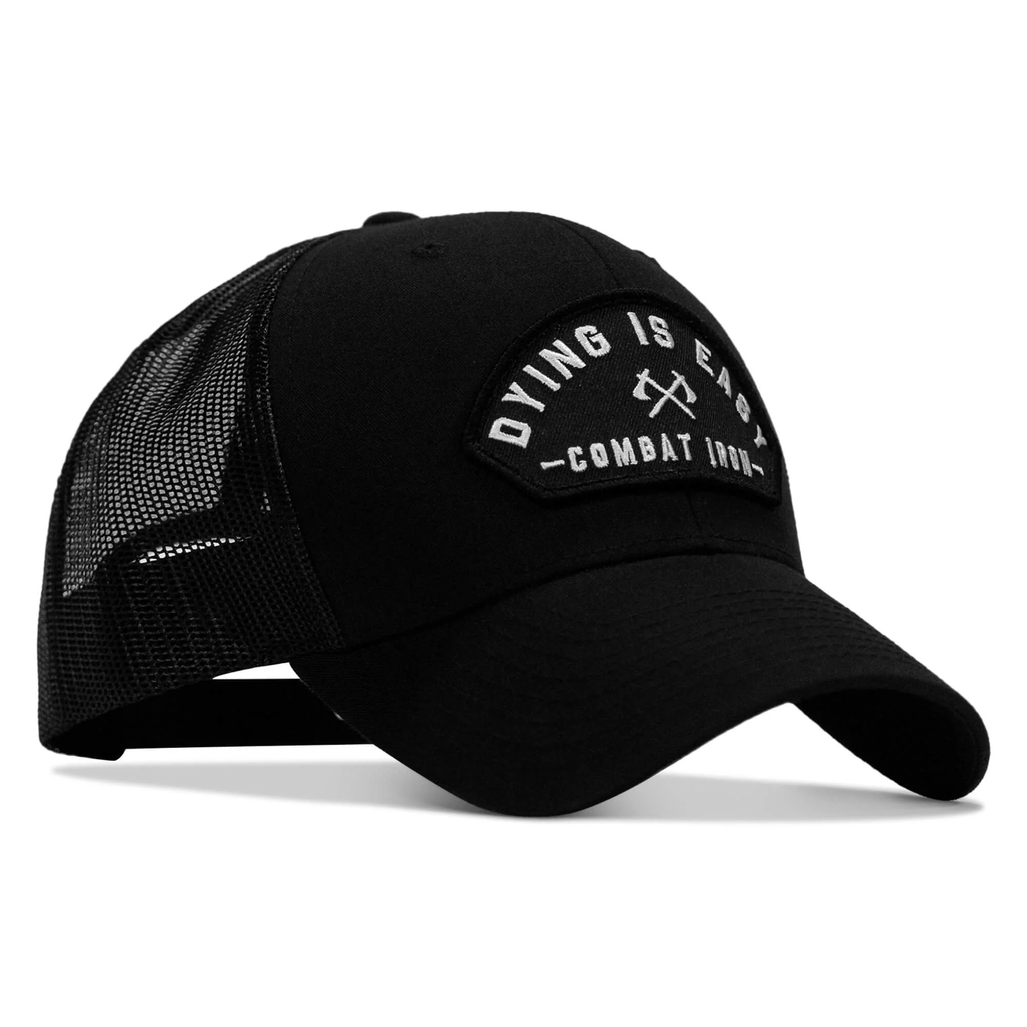 Dying Is Easy Arched Patch Snapback Hat - Image 32