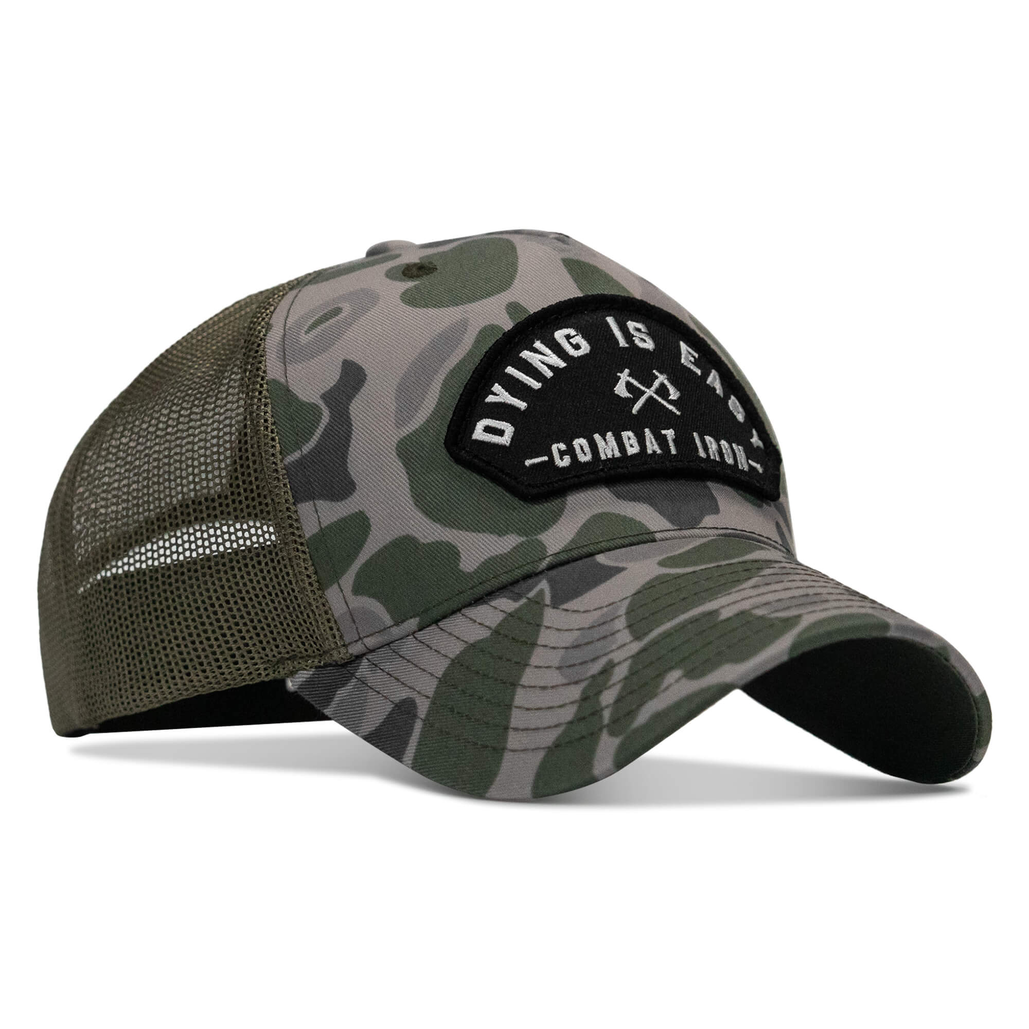 Dying Is Easy Arched Patch Snapback Hat - Image 37