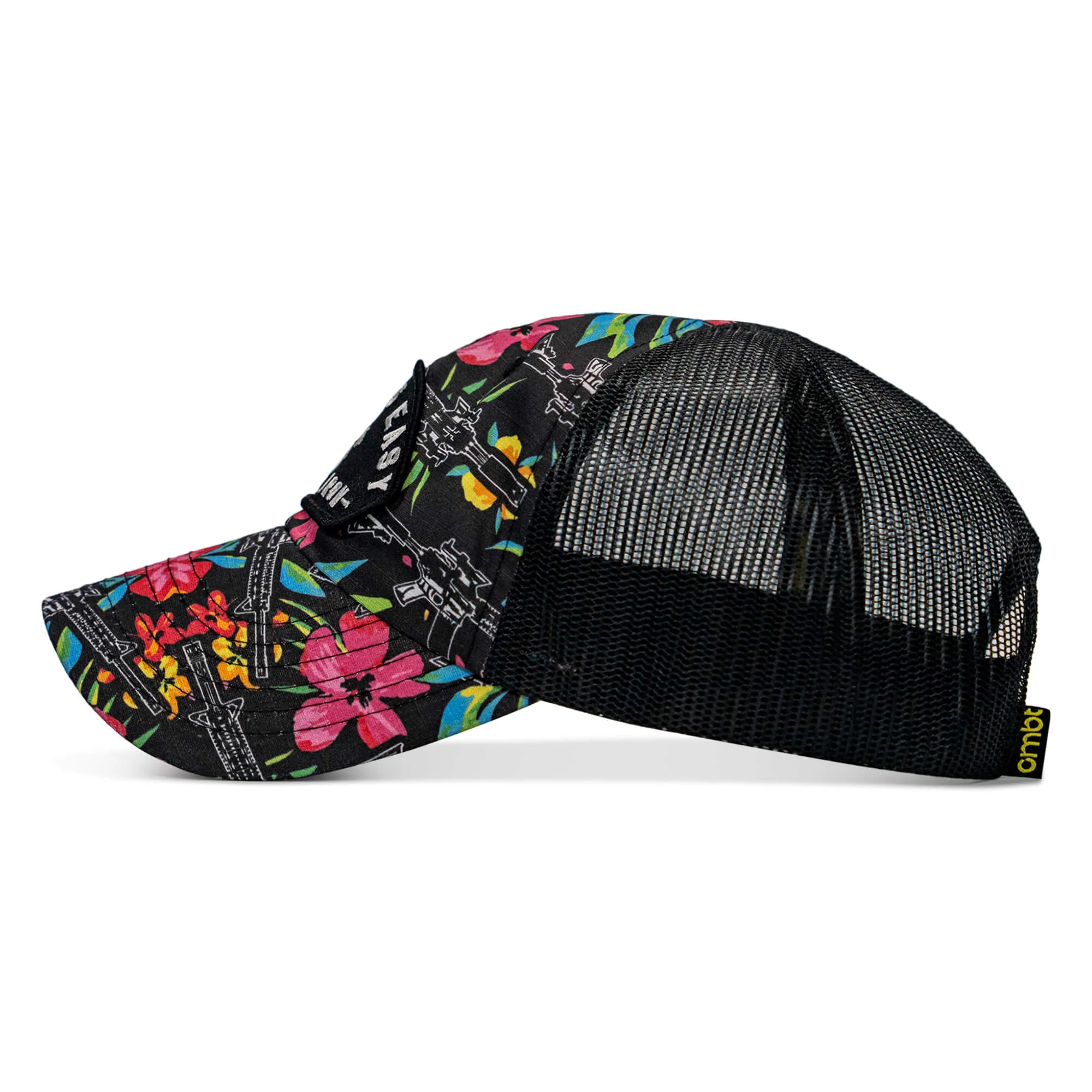 Dying Is Easy Arched Patch Tactical Ripstop Mesh Snapback Hat - Image 5