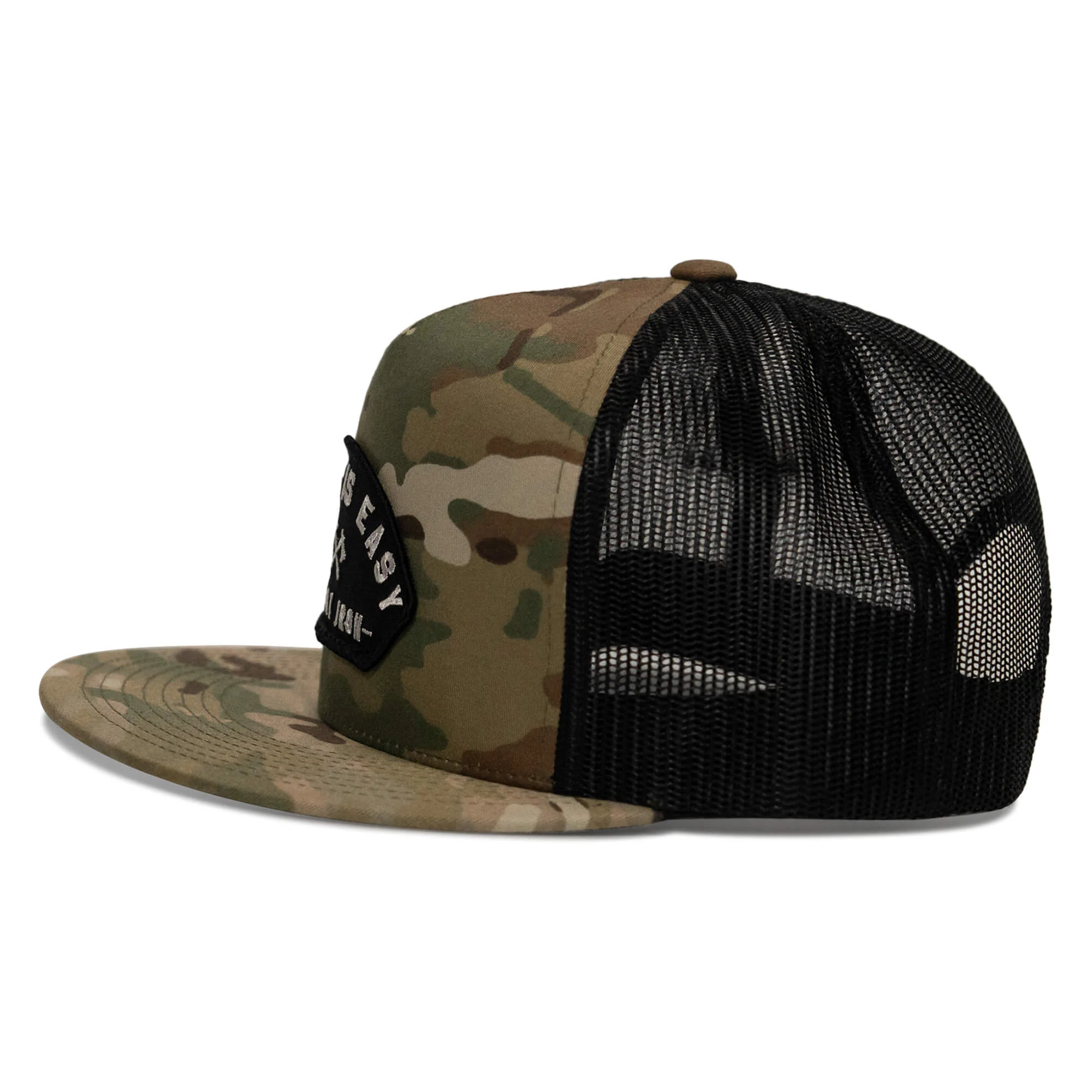 Dying Is Easy Patch Flatbill SnapBack Hat - Image 10