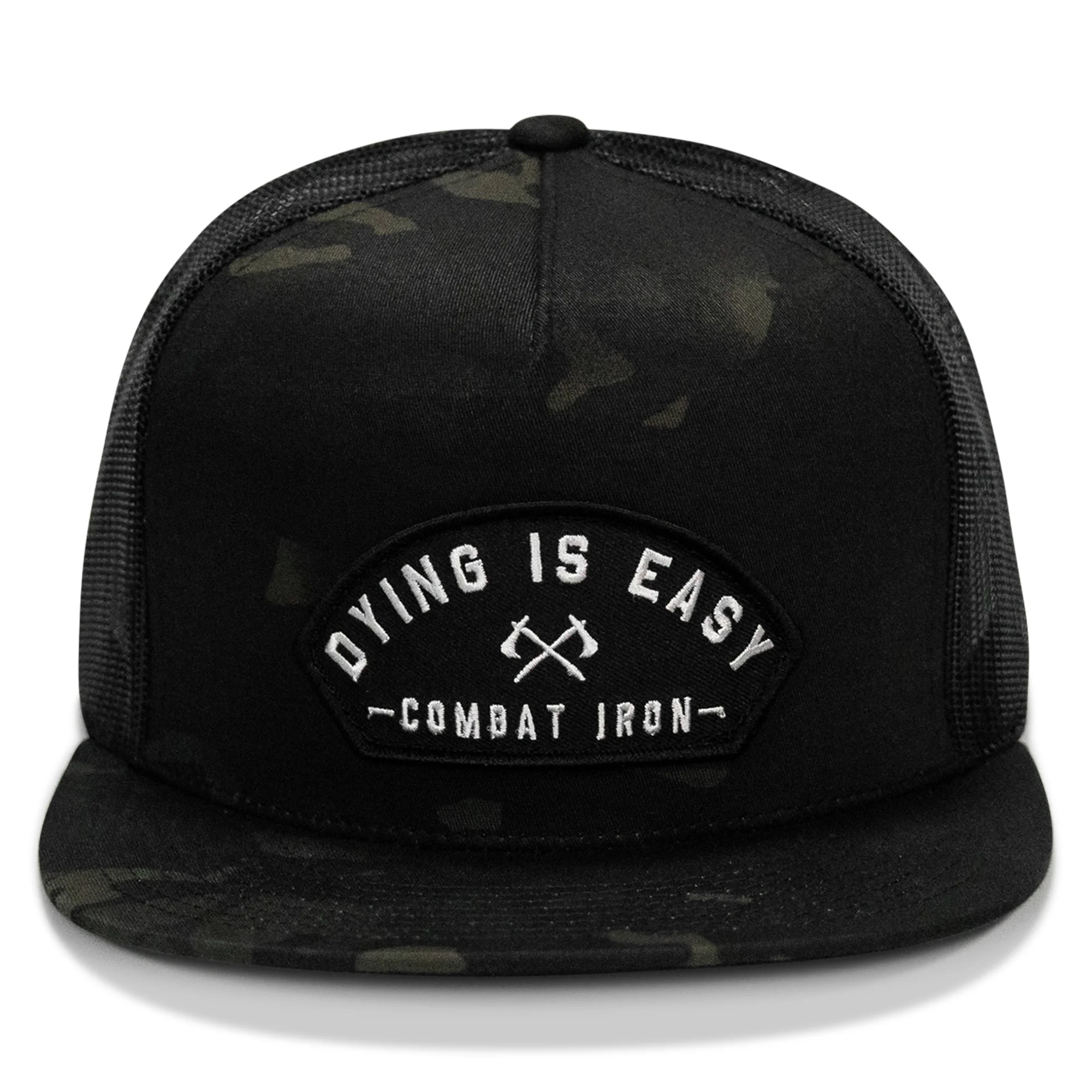 Dying Is Easy Patch Flatbill SnapBack Hat - Image 16