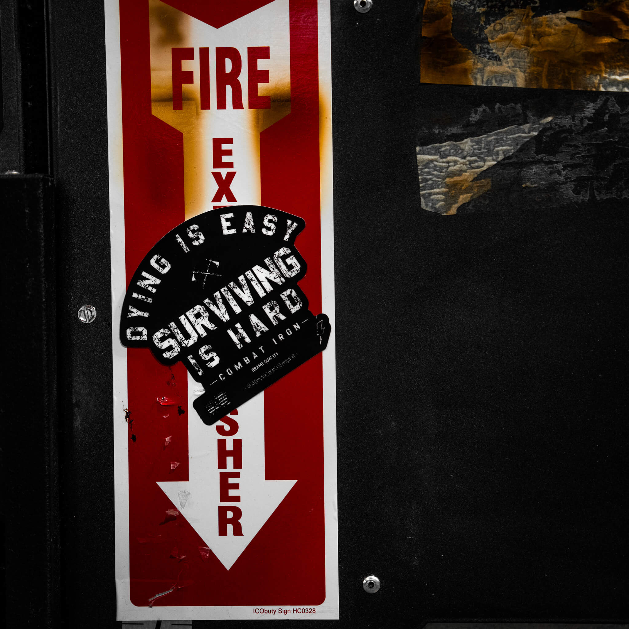 Dying Is Easy. Surviving Is Hard. Decal - Image 3