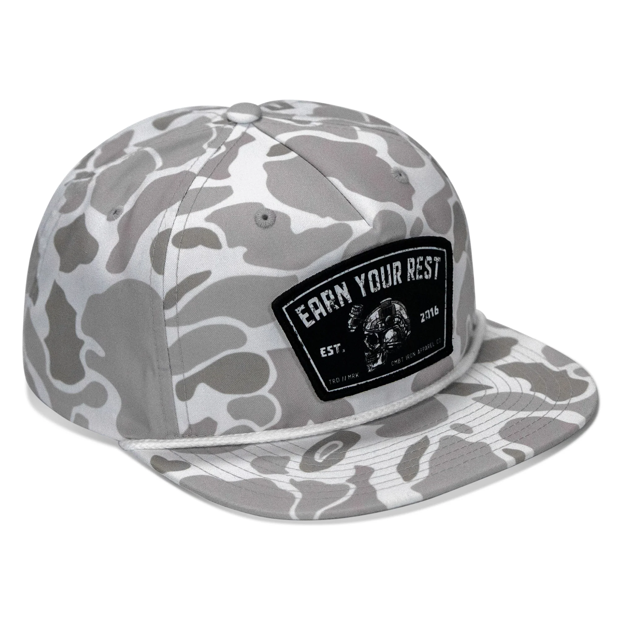 Earn Your Rest Patch Flatbill Hat - Image 5