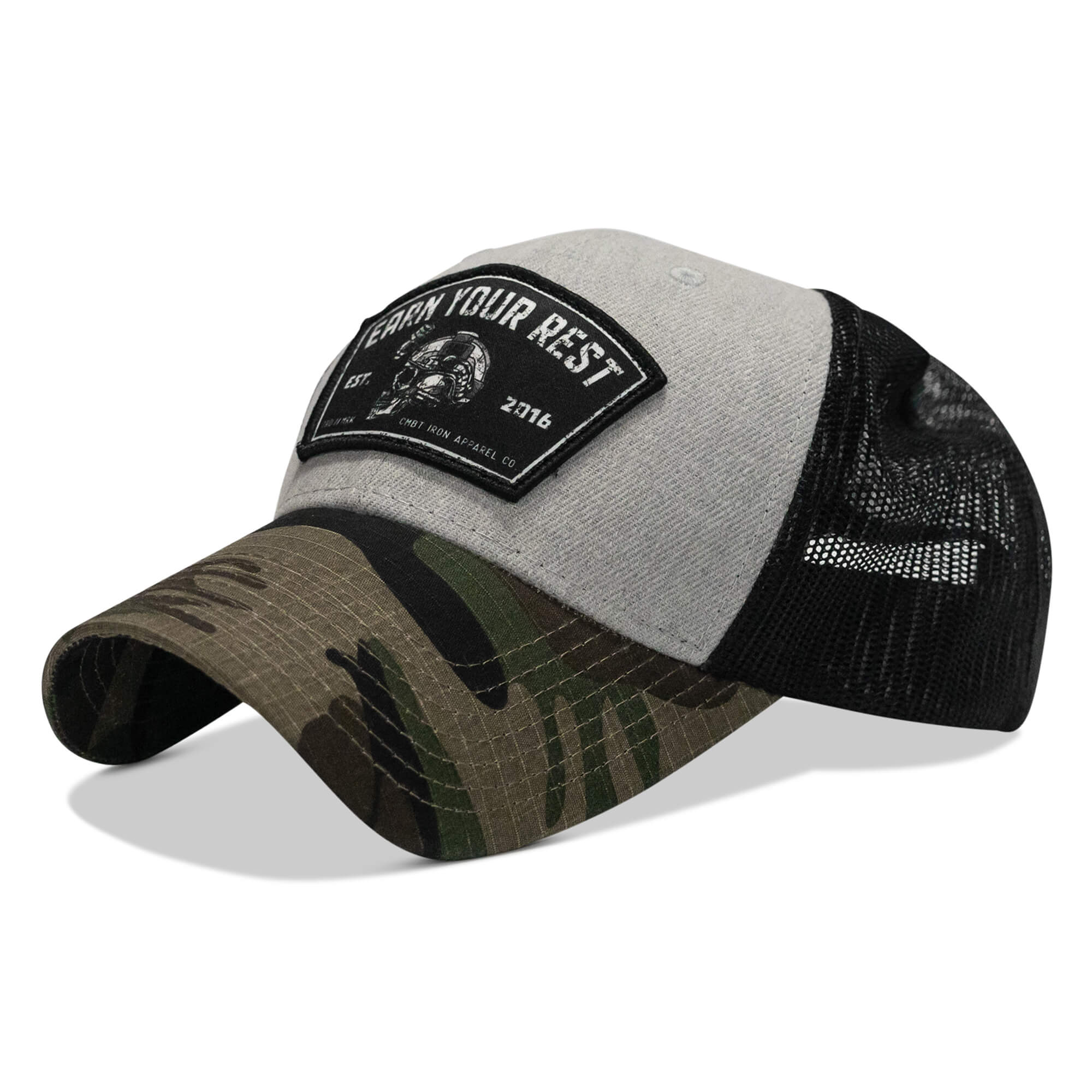 Earn Your Rest Patch Original Ripstop Snapback Hat - Image 10