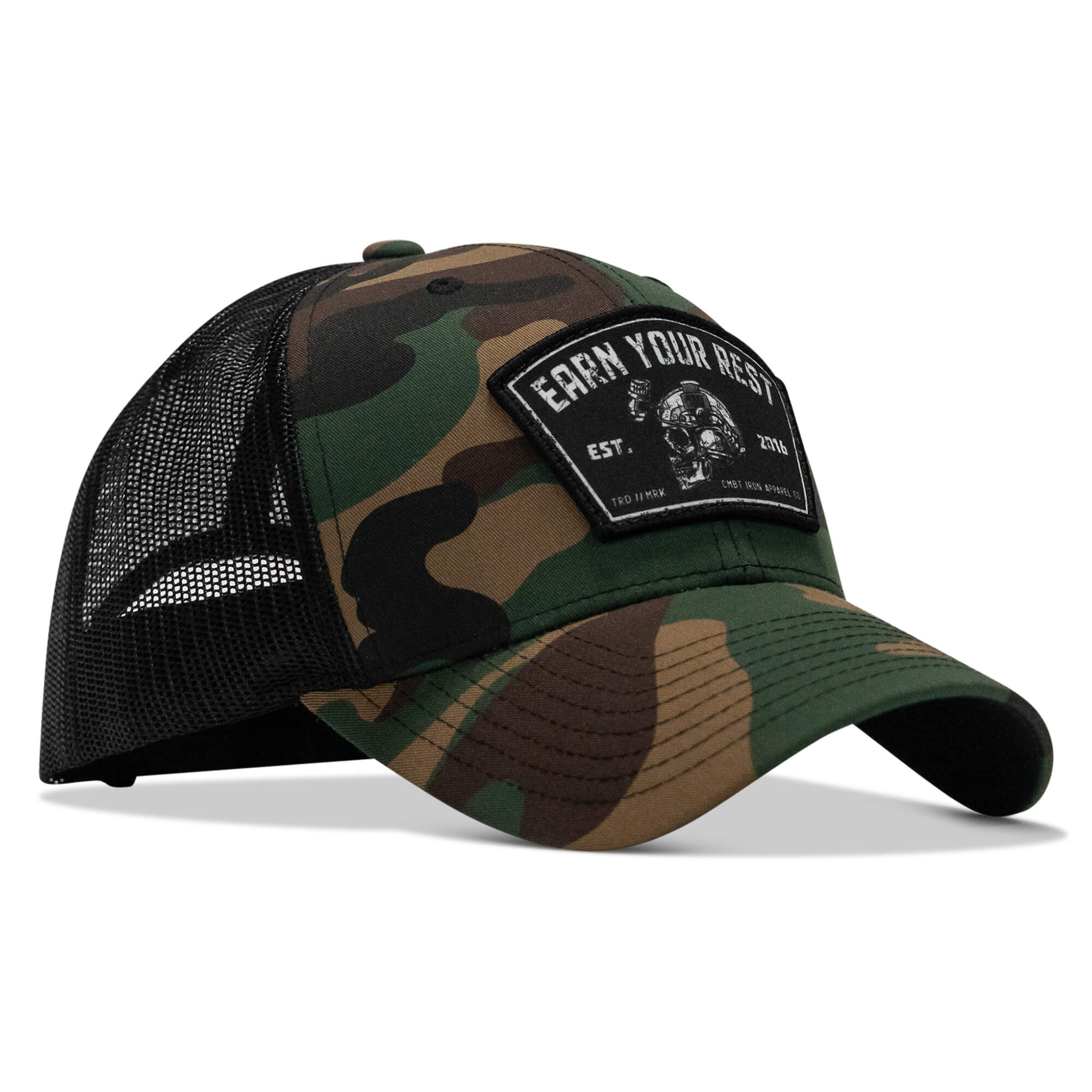 Earn Your Rest Patch Snapback Hat - Image 10