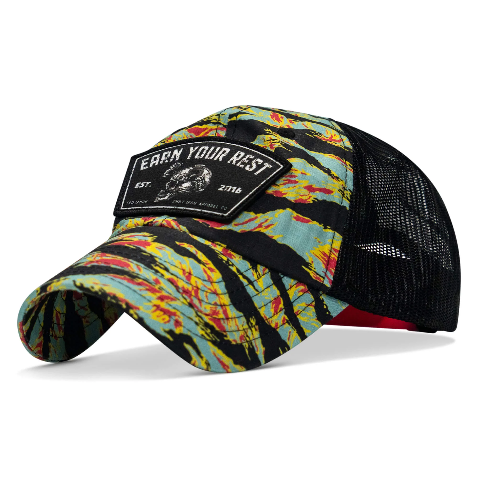 Earn Your Rest Patch Tactical Ripstop Mesh Snapback Hat - Image 23