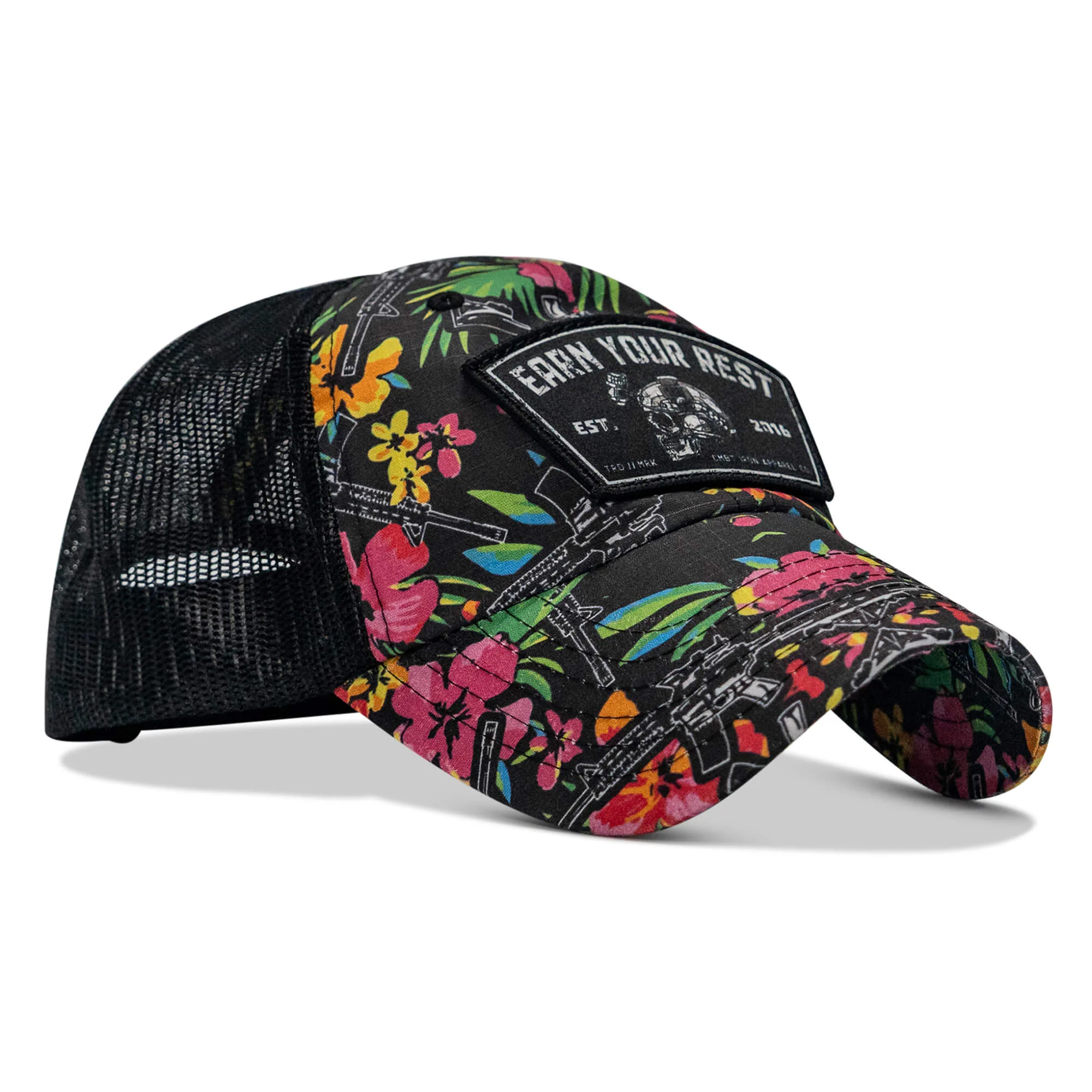 Earn Your Rest Patch Tactical Ripstop Mesh Snapback Hat - Image 9