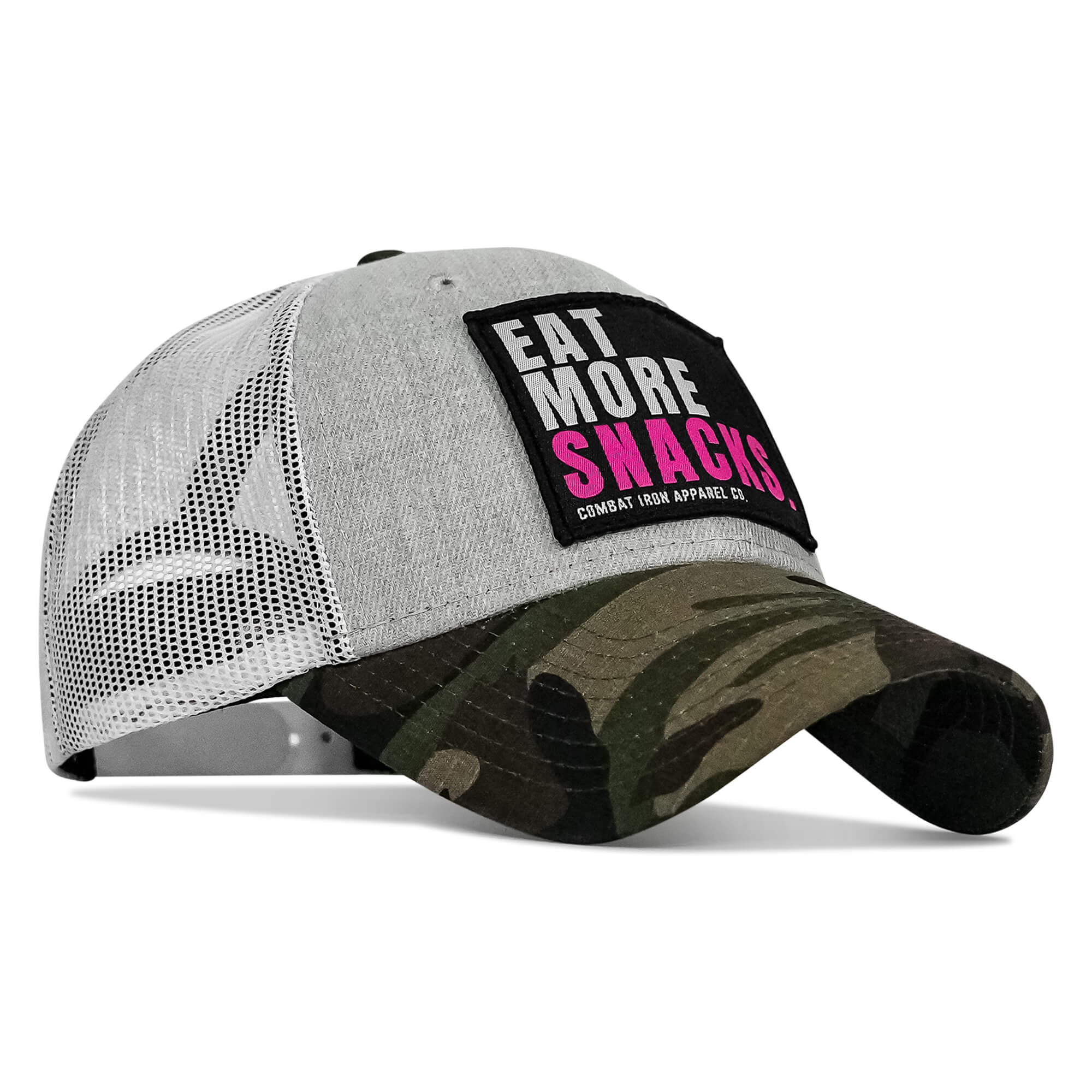 Eat More Snacks Patch Snapback Hat - Image 2