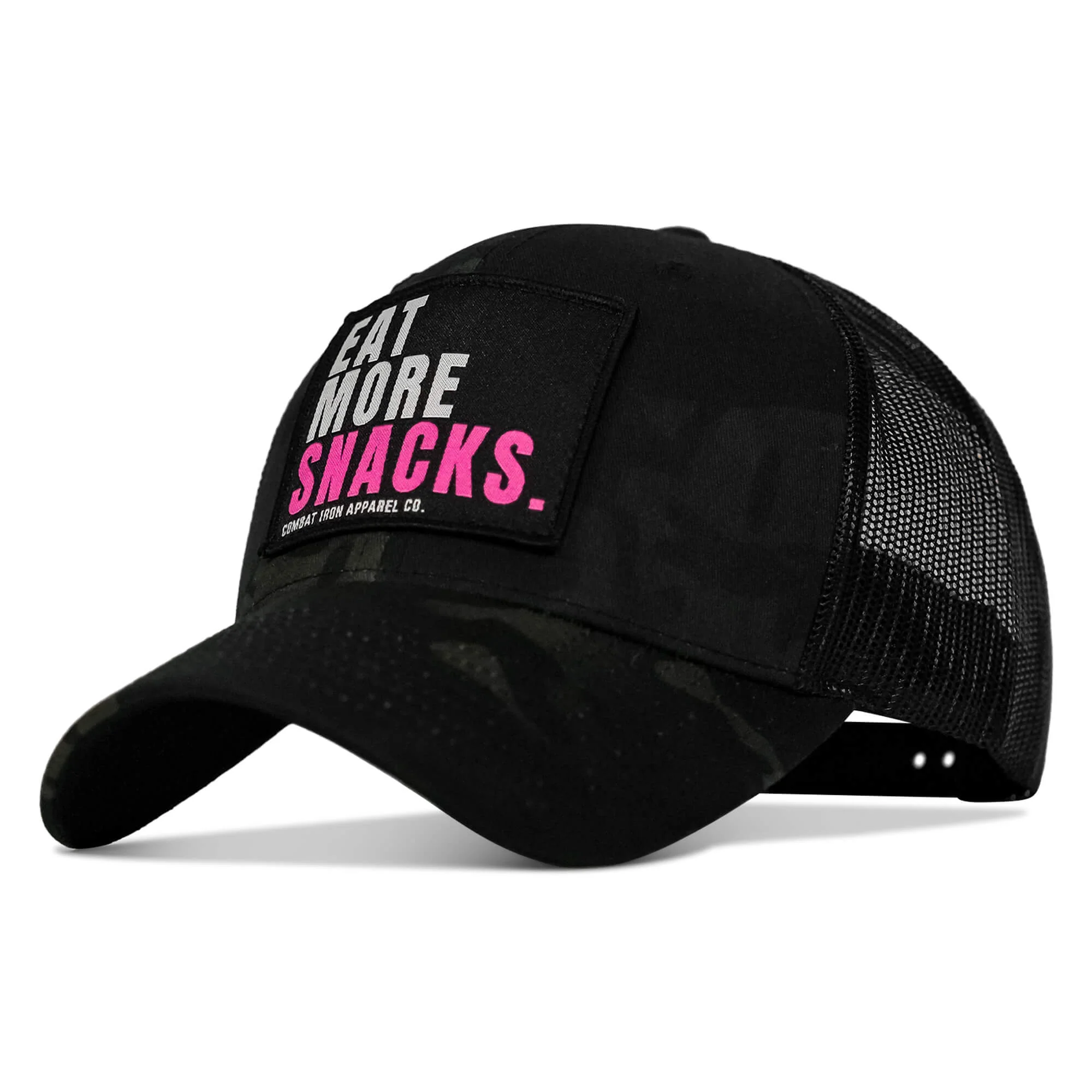 Eat More Snacks Patch Snapback Hat - Image 23