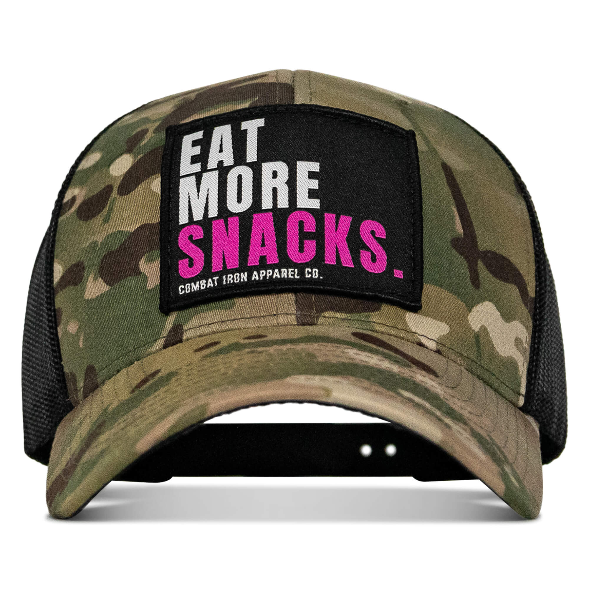 Eat More Snacks Patch Snapback Hat - Image 29