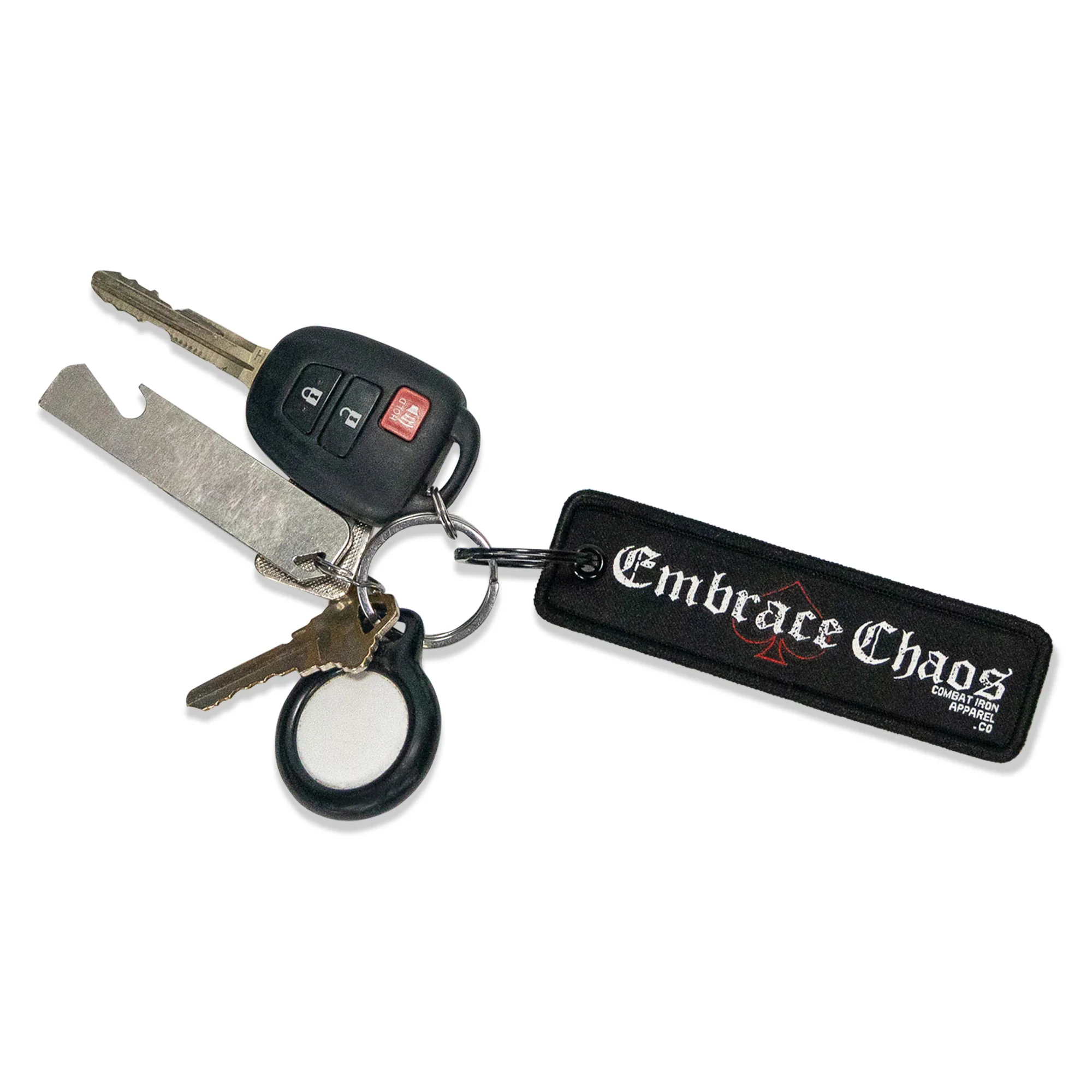 Embrace Chaos Flight Tag Keychain - Image 2