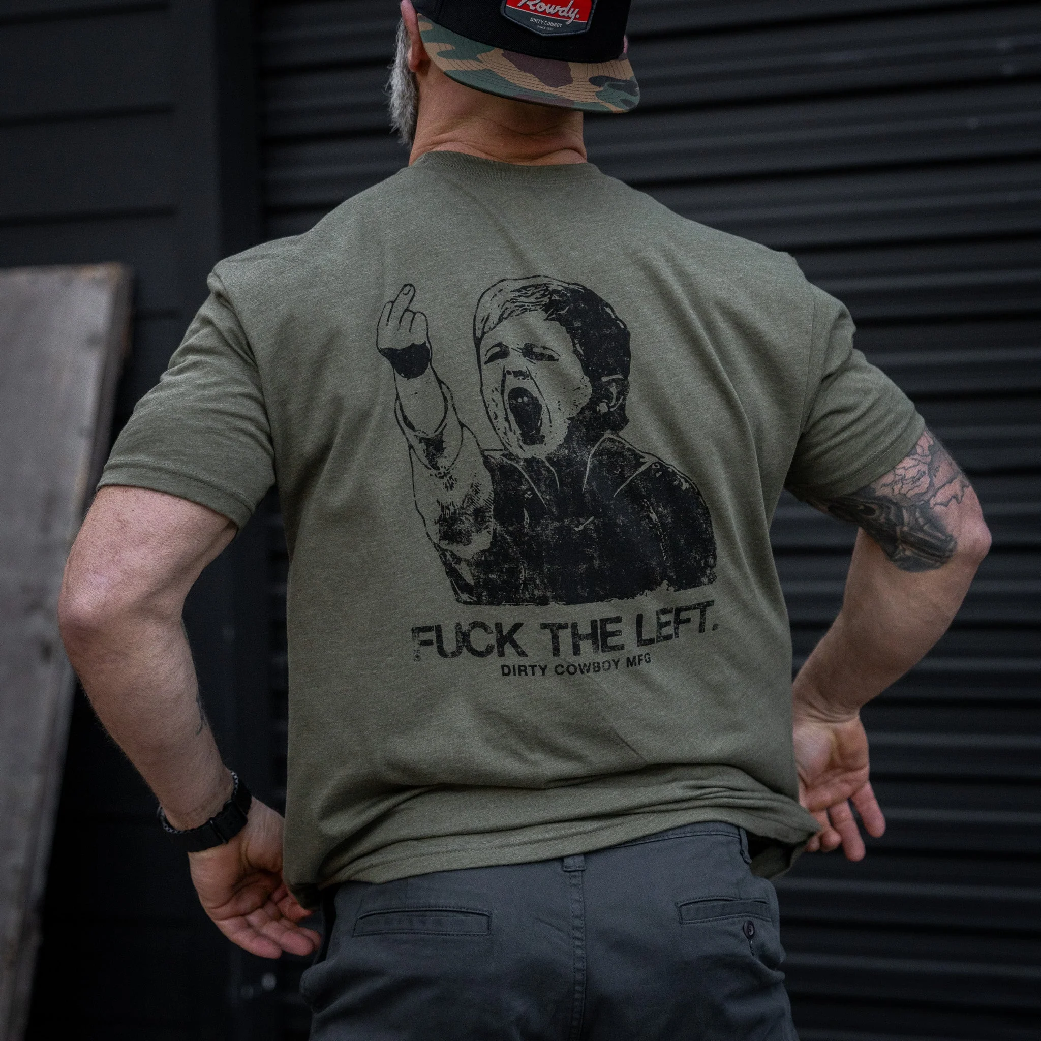F*ck The Left Men's T-Shirt - Image 11
