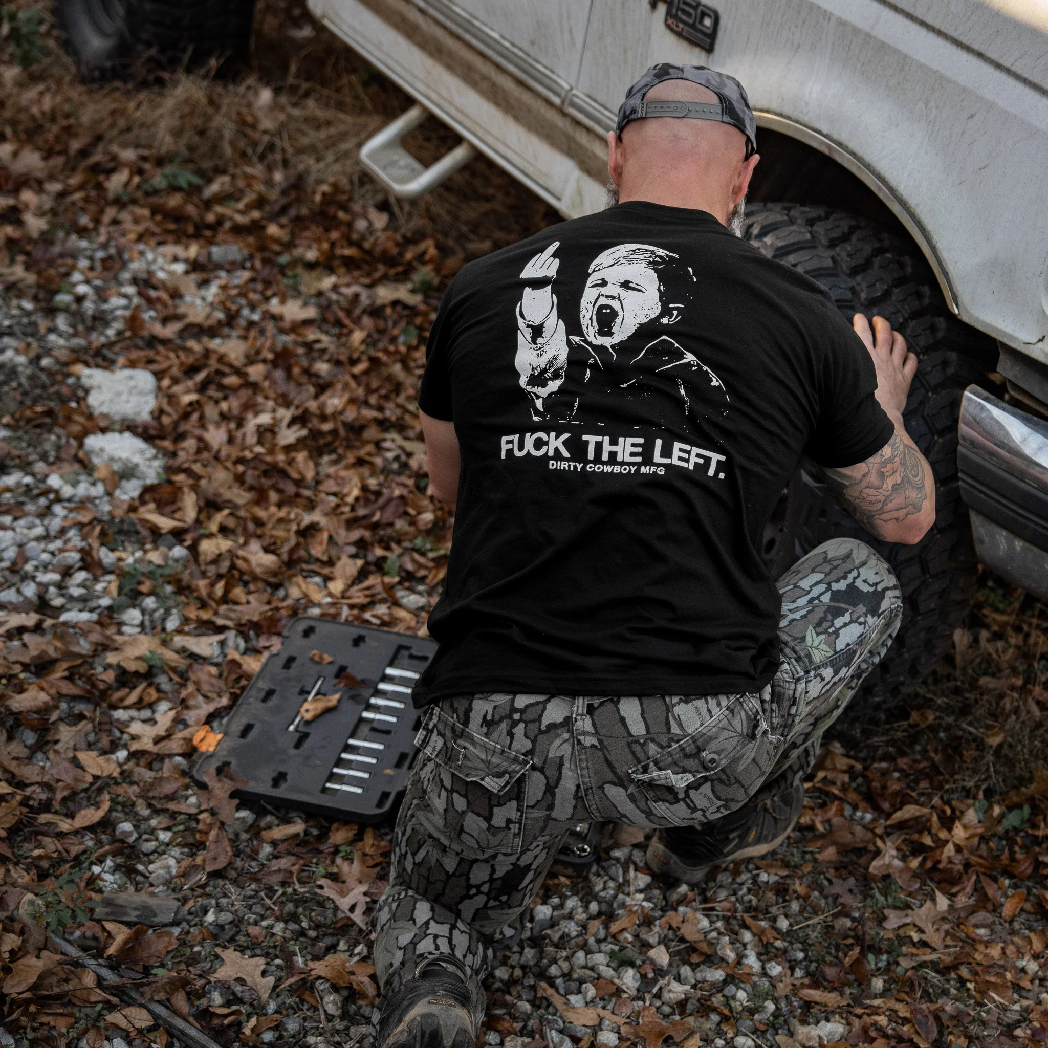 F*ck The Left Men's T-Shirt - Image 16