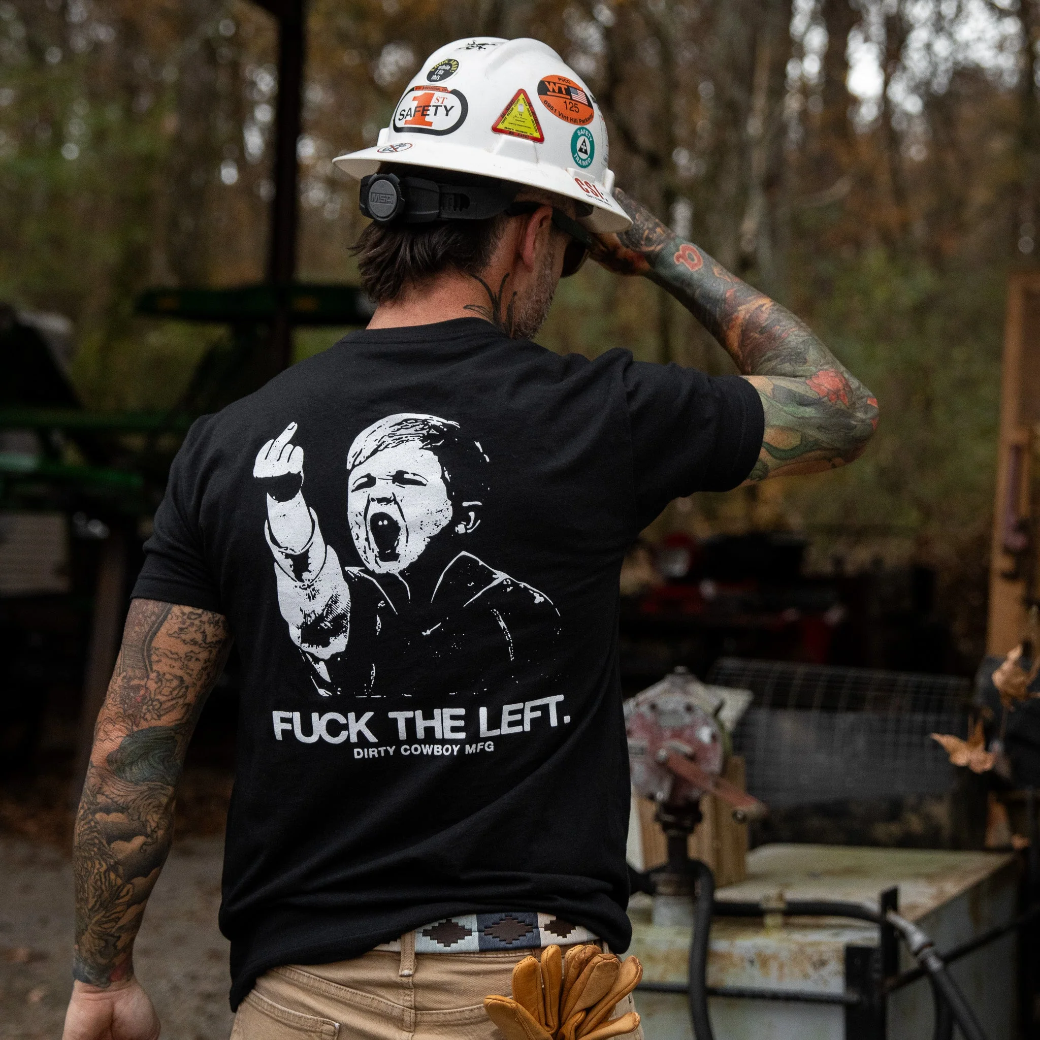 F*ck The Left Men's T-Shirt - Image 17