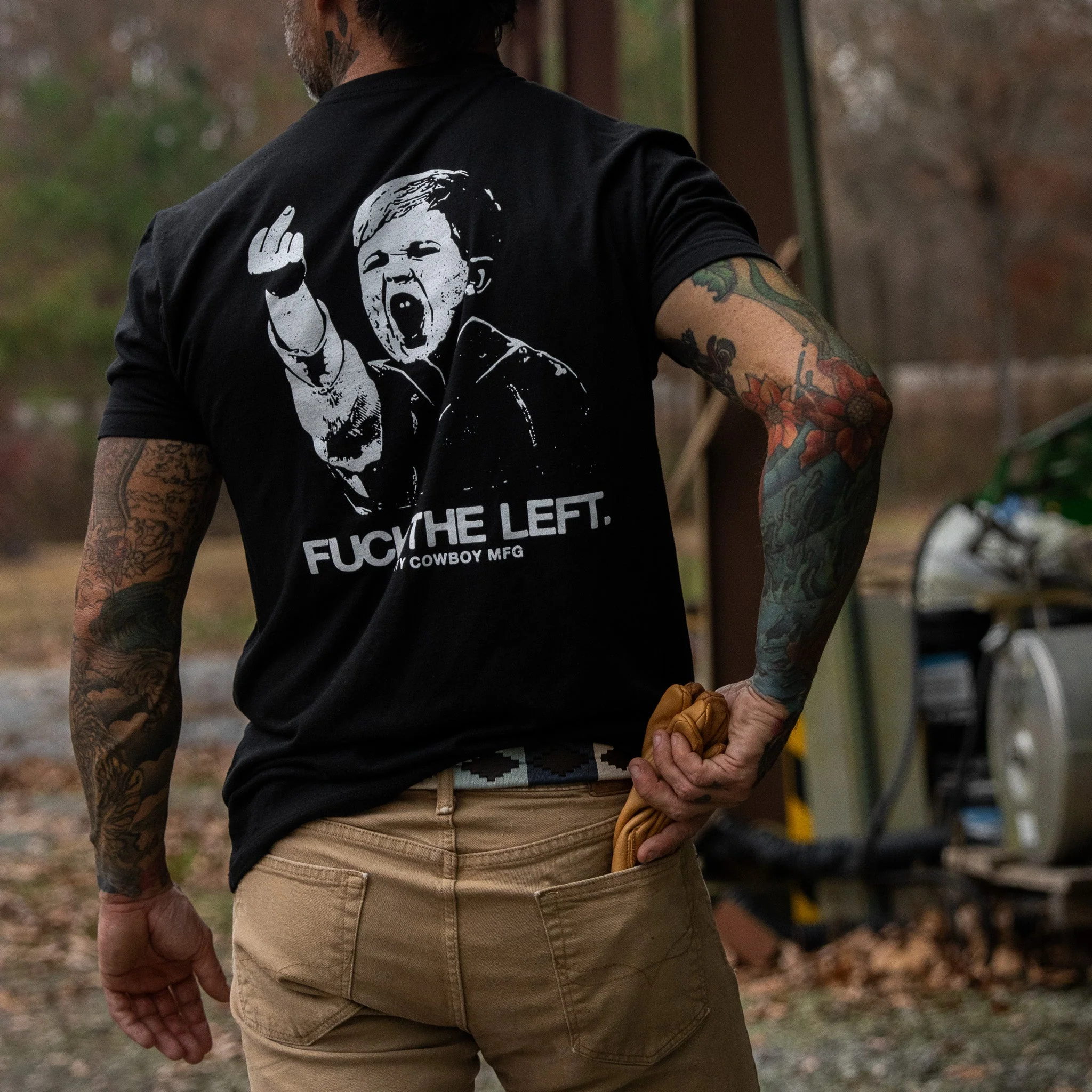 F*ck The Left Men's T-Shirt - Image 20
