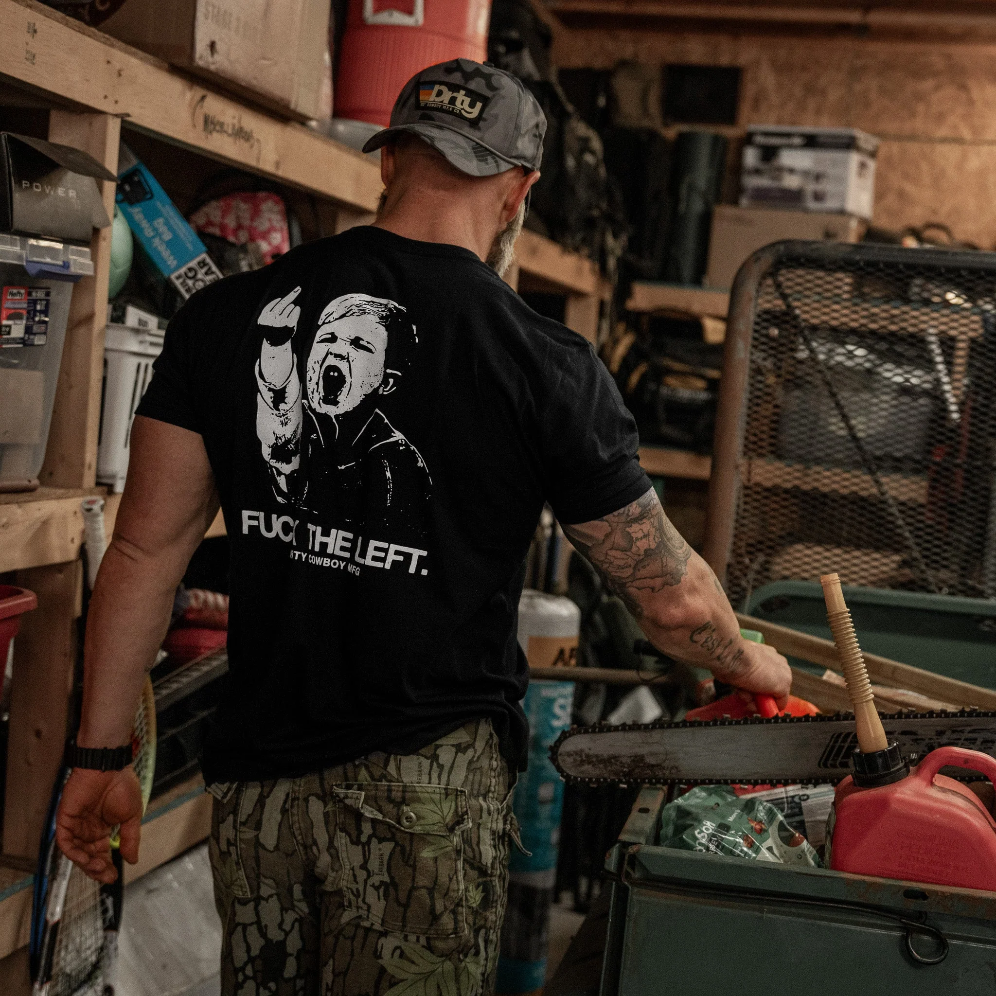 F*ck The Left Men's T-Shirt - Image 21